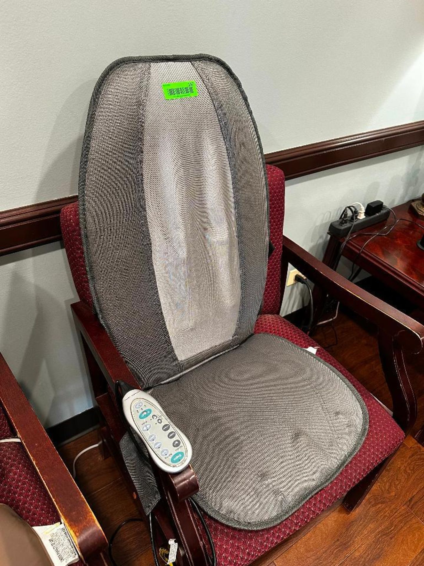 DESCRIPTION: CHAIR MASSAGER ADDITIONAL INFORMATION CHAIR NOT INCLUDED LOCATION: WAITING ROOM QTY: 1