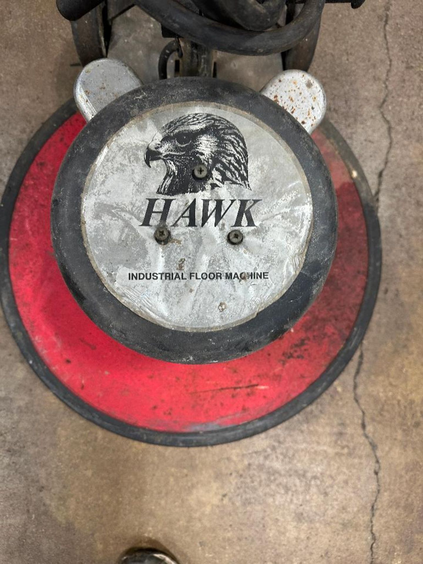 DESCRIPTION: HAWK INDUSTRIAL FLOOR MACHINE BRAND / MODEL: HAWK LOCATION: SERVICE BAY QTY: 1 - Image 2 of 2