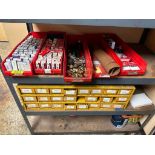 DESCRIPTION: CONTENTS OF SHELF - ASSORTED 2000'S KIA PARTS - SPARK PLUGS ADDITIONAL INFORMATION SEE