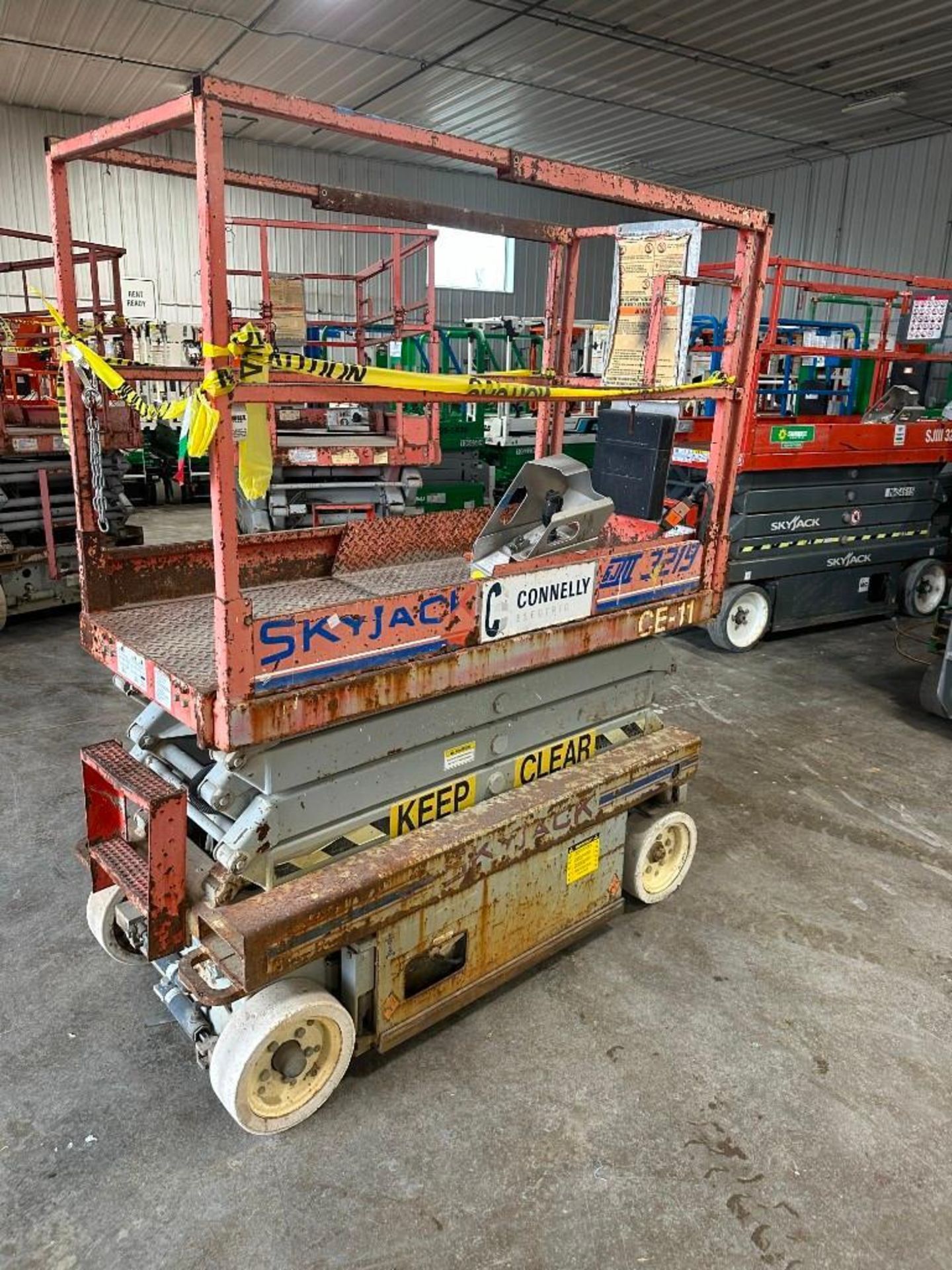 1998 Skyjack SJIII 3219 Electric Scissorlift - Image 7 of 10