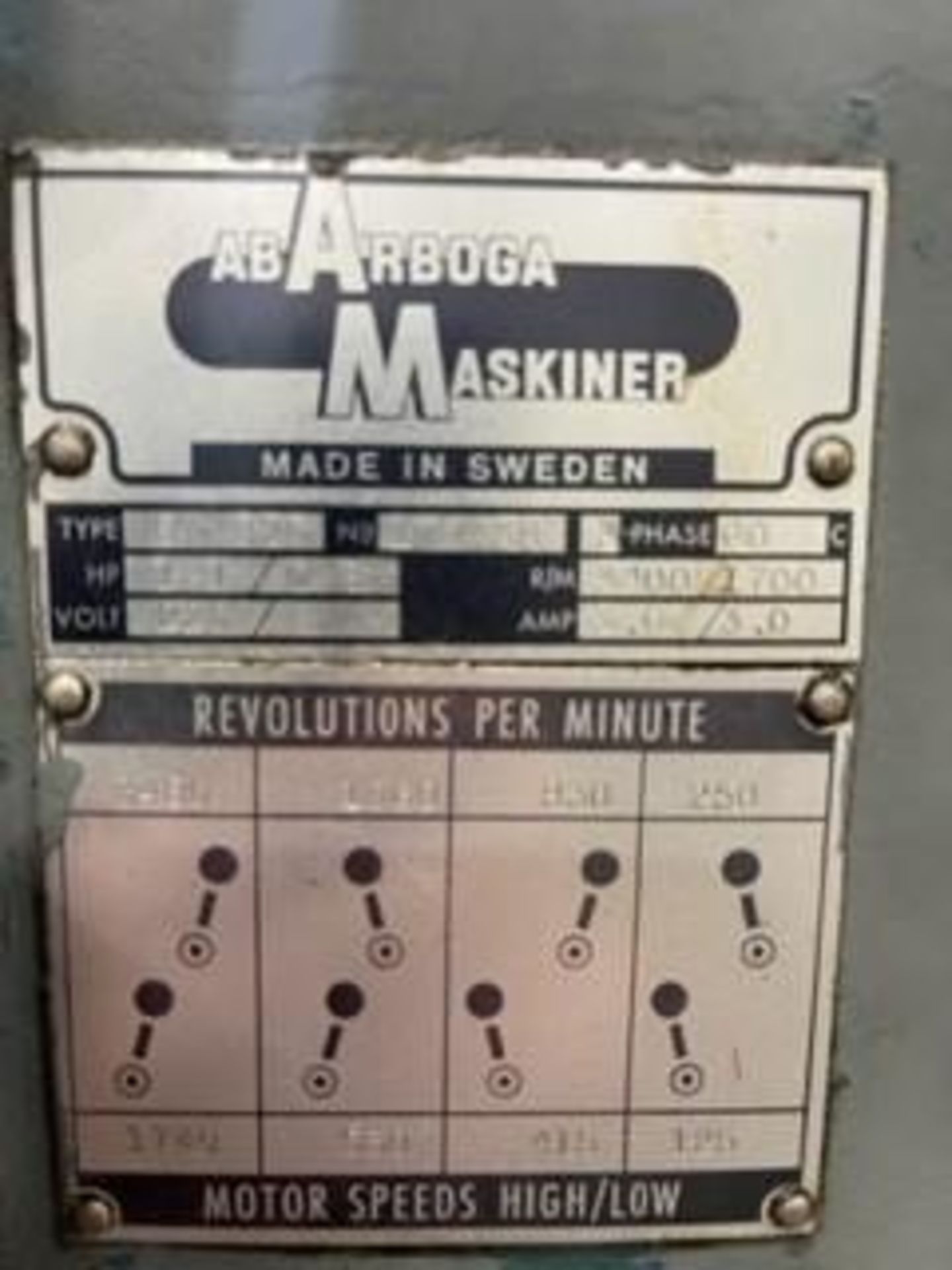 Abarboga Maskiner Drill Press - Image 2 of 6