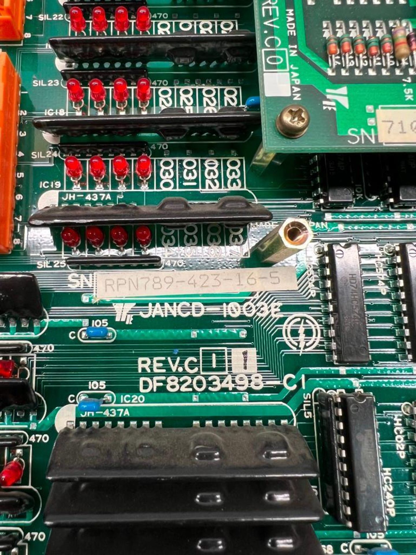 Yaskawa #JANCD-1O03E Rev. CI1 DF8203498-CI Circuit Board - Bild 3 aus 3
