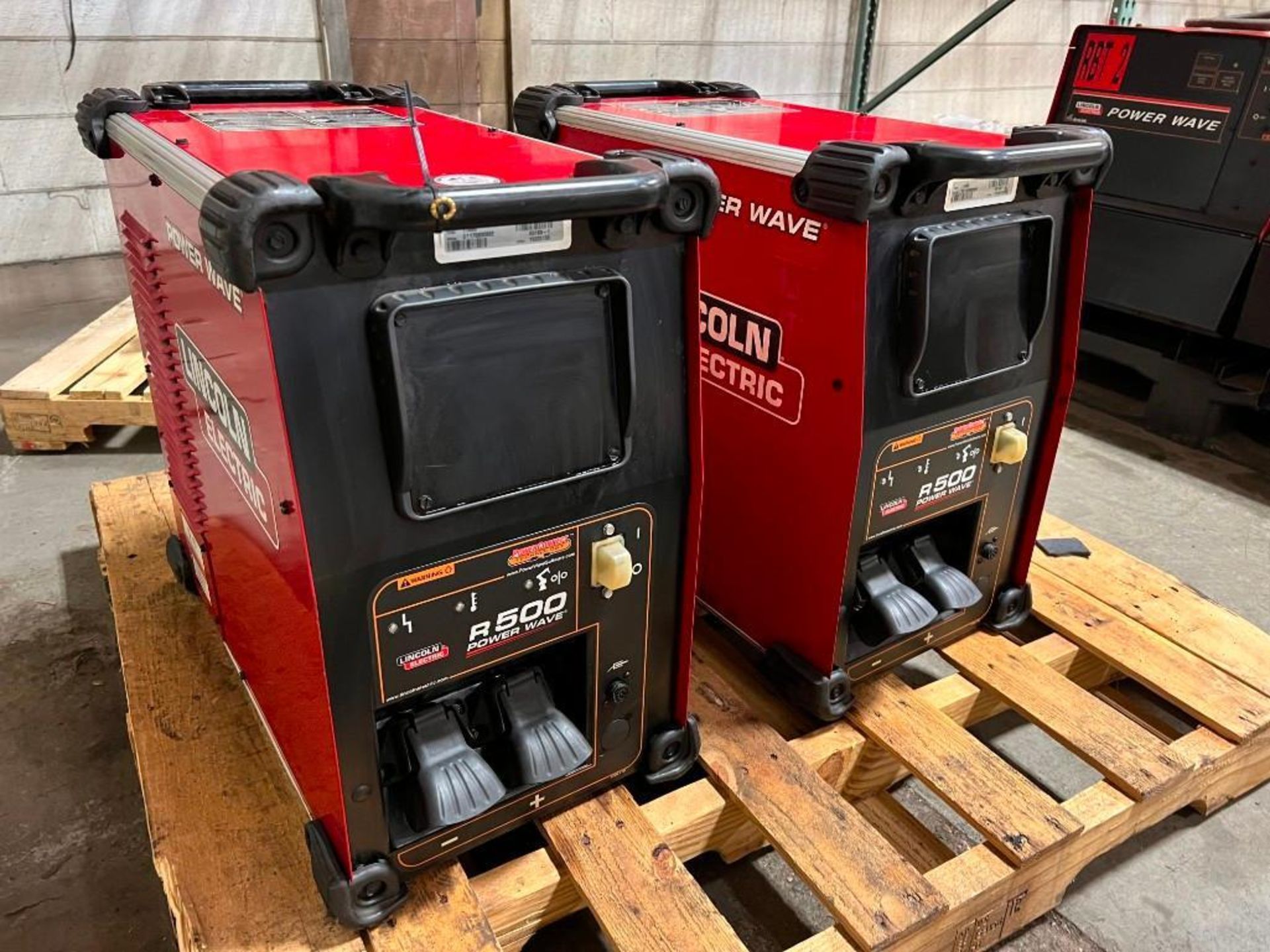 Lot of (2) Lincoln Power Wave R500 Welders