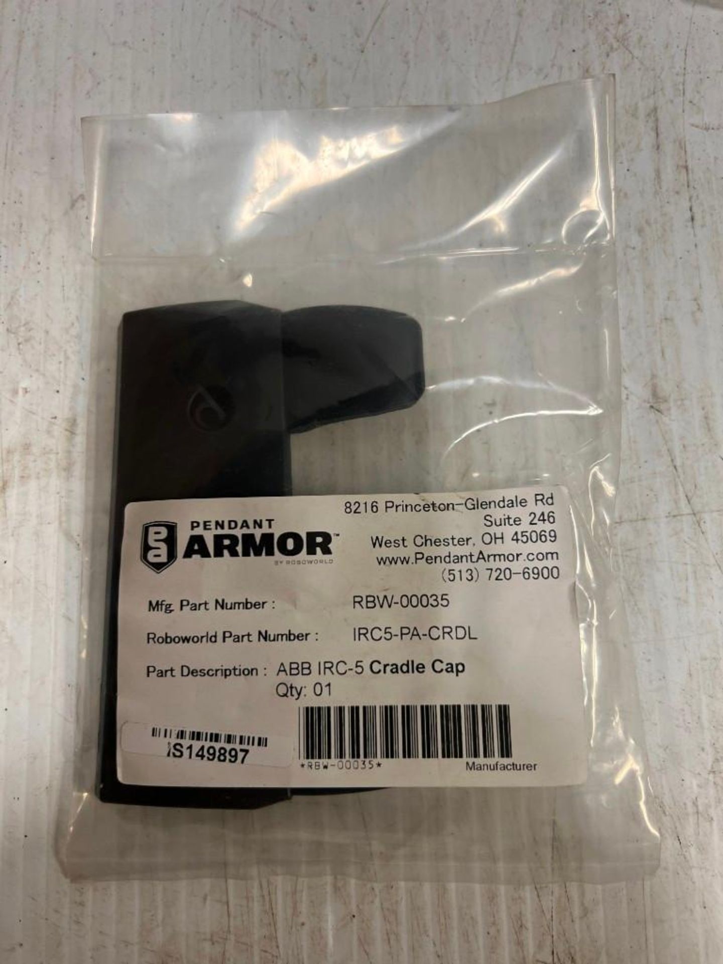 Lot of (14) New Pendant Armor #RBW-00035 / IRC5-PA-CRDL Cradle Caps - Bild 2 aus 4