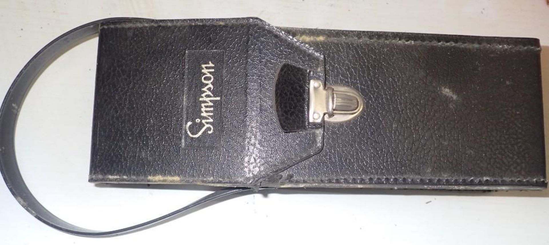 Simpson #294 - 2 Clamp On Amp Meter