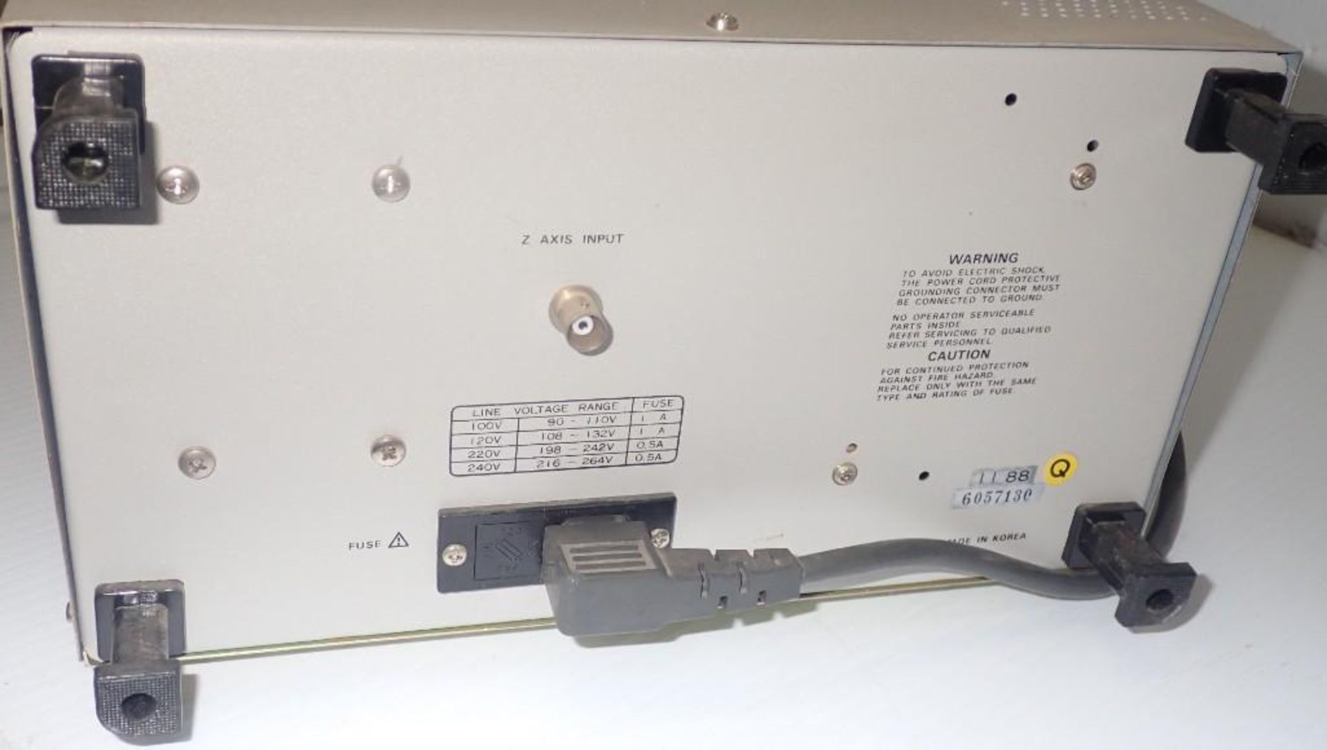 AWS #620C Dual Trace Oscilloscope - Image 5 of 6
