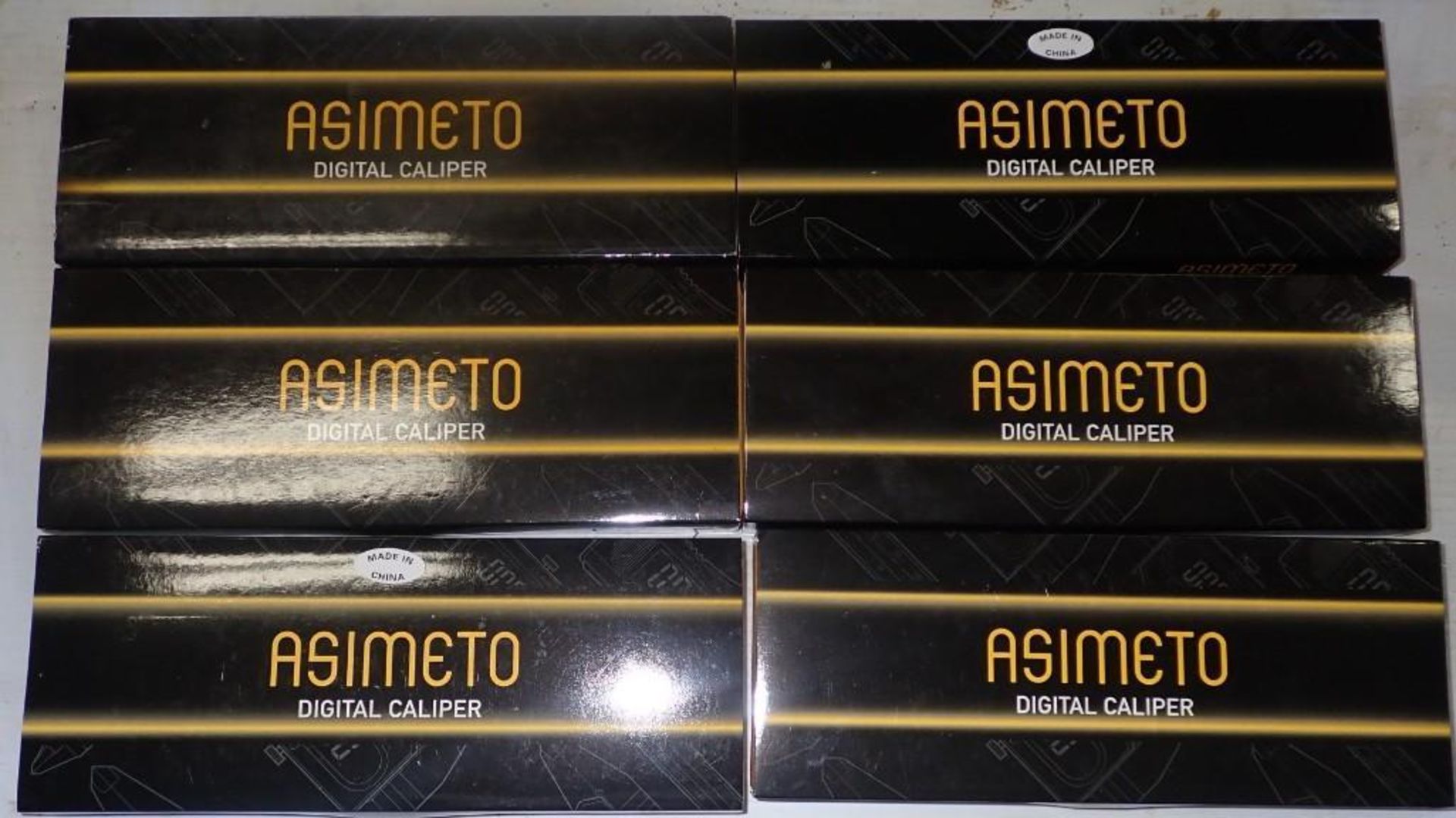 Lot of (6) Asimeto #500159 6" Digital Calipers