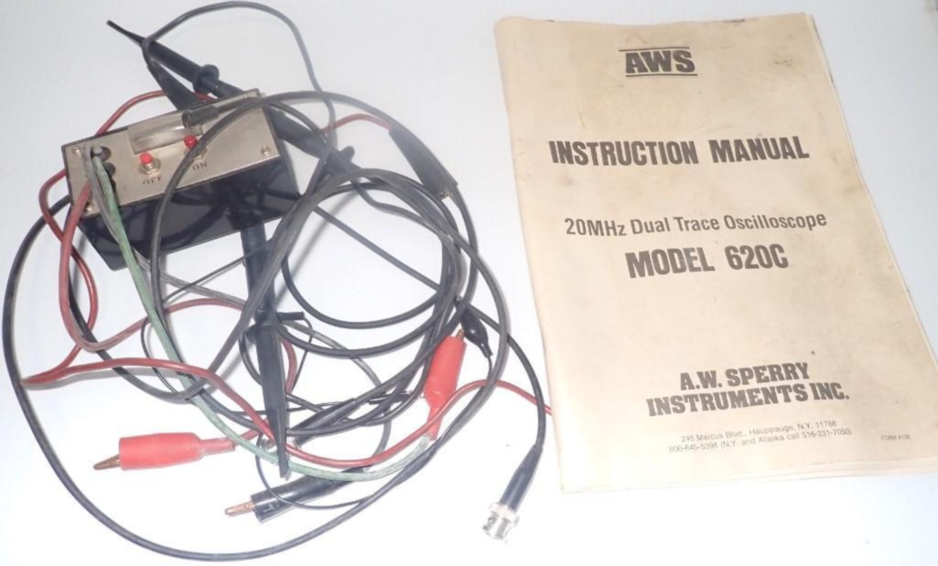 AWS #620C Dual Trace Oscilloscope - Image 6 of 6