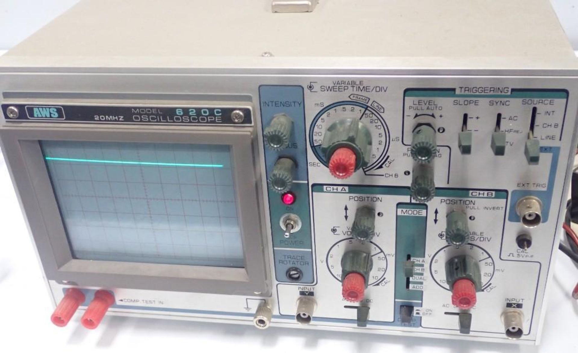 AWS #620C Dual Trace Oscilloscope - Image 2 of 6