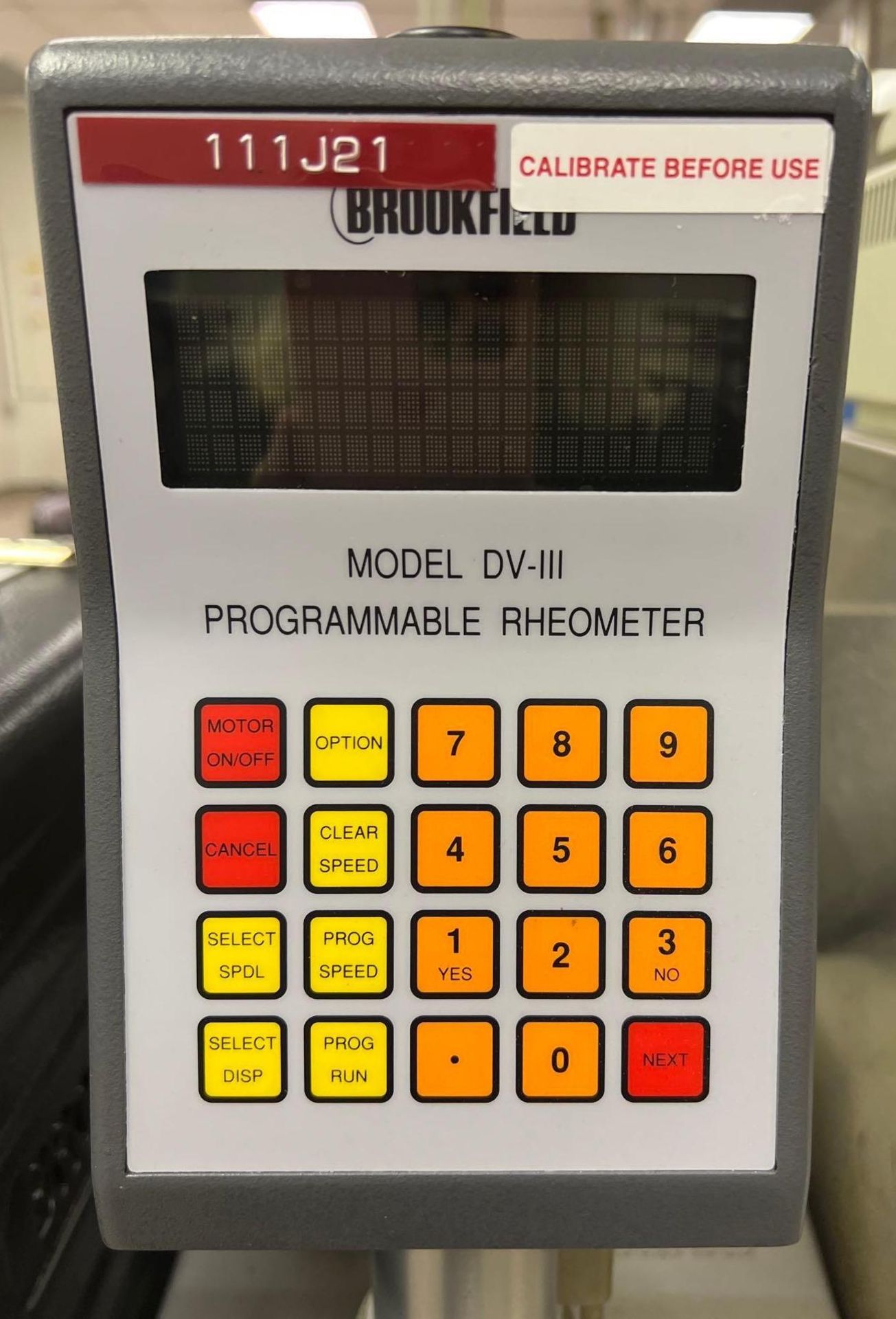 Brookfield Model DV-III Programmable Rheometer - Image 5 of 6