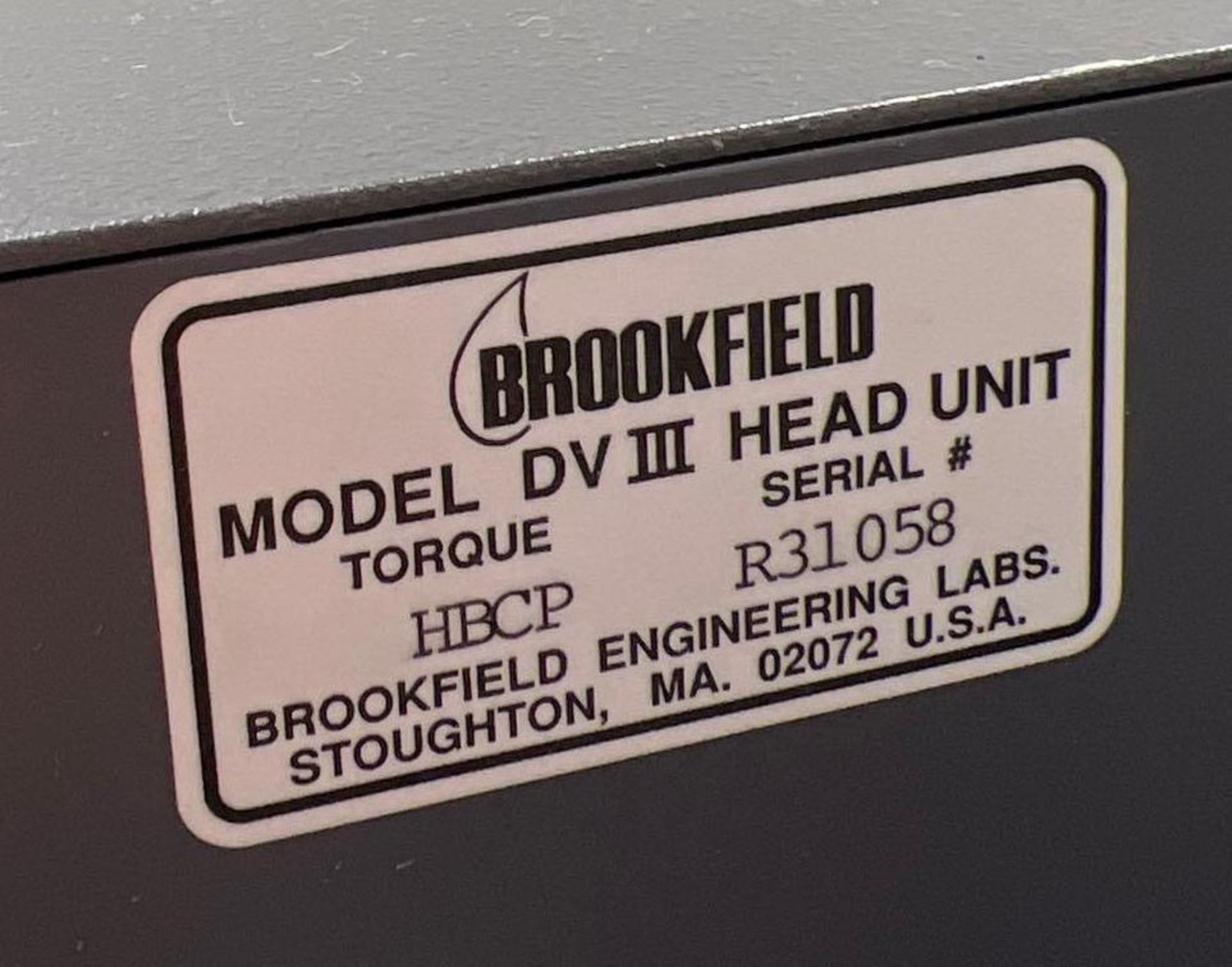 Brookfield Model DV-III Programmable Rheometer - Image 4 of 6