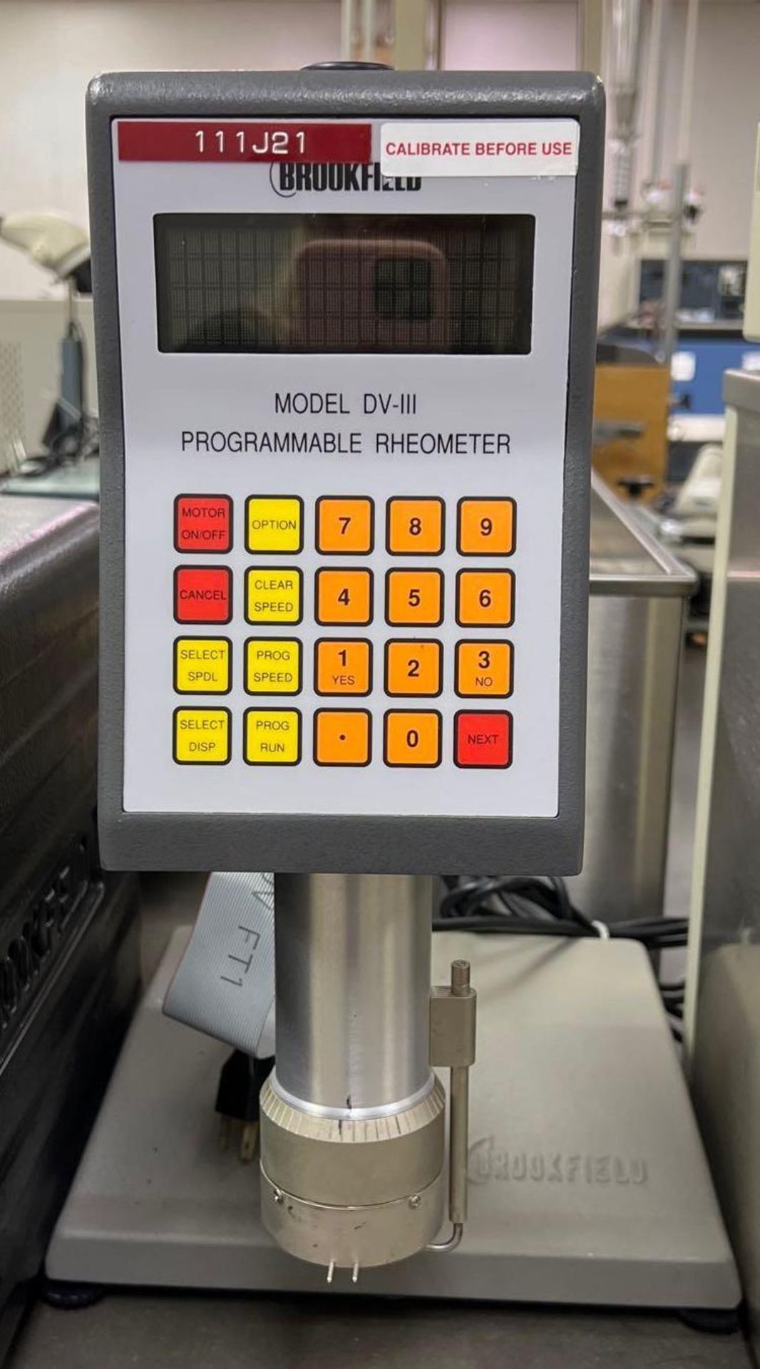 Brookfield Model DV-III Programmable Rheometer