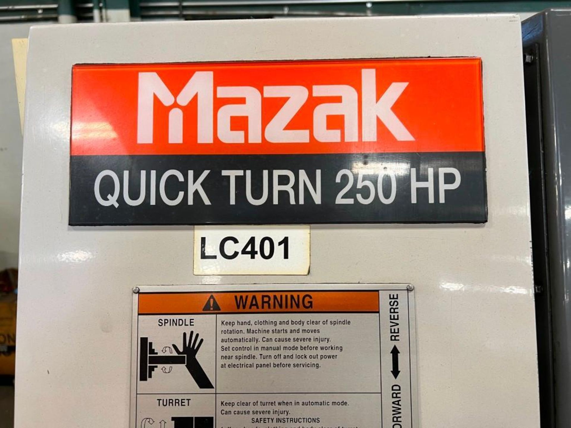 2000 Mazak QT250 CNC Lathe - Image 5 of 14