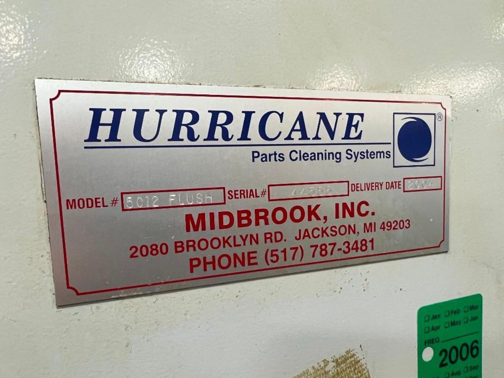 2004 Midbrook Hurricane 5012 Flusher Parts Washer - Image 2 of 7