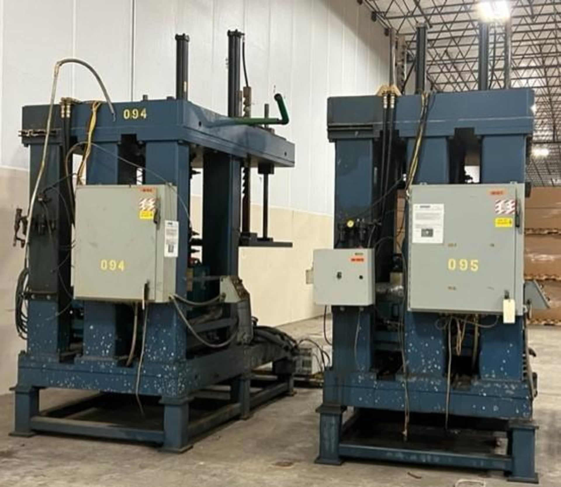 Lot of (2) Hydraulic Presses for Automotive Molding - Image 3 of 12