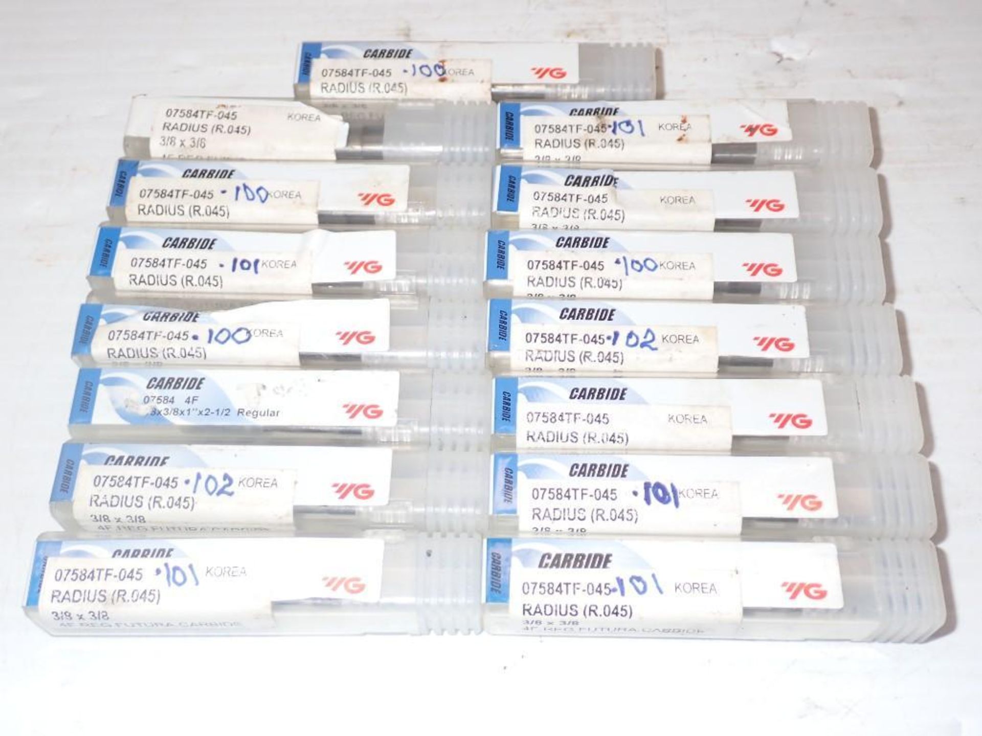 Lot of (15) Carbide Cutters