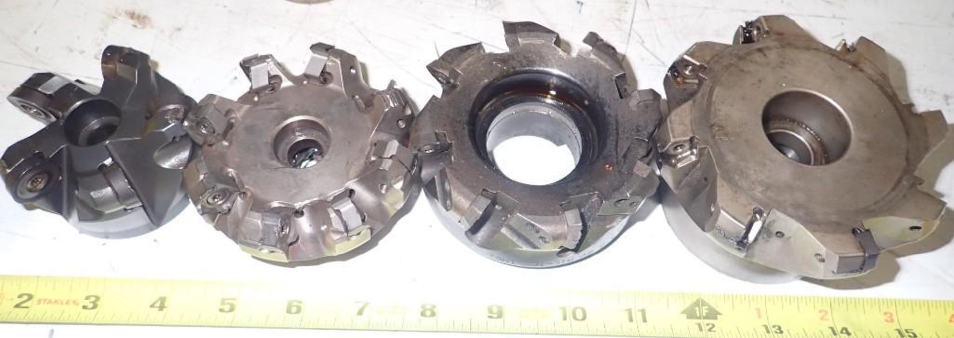 Lot of (4) Face Mill Cutters