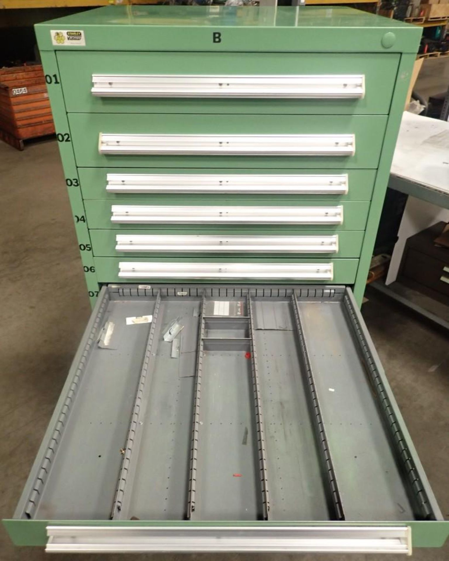 11 Drawer Stanley Vidmar Tool Cabinet - Image 12 of 16