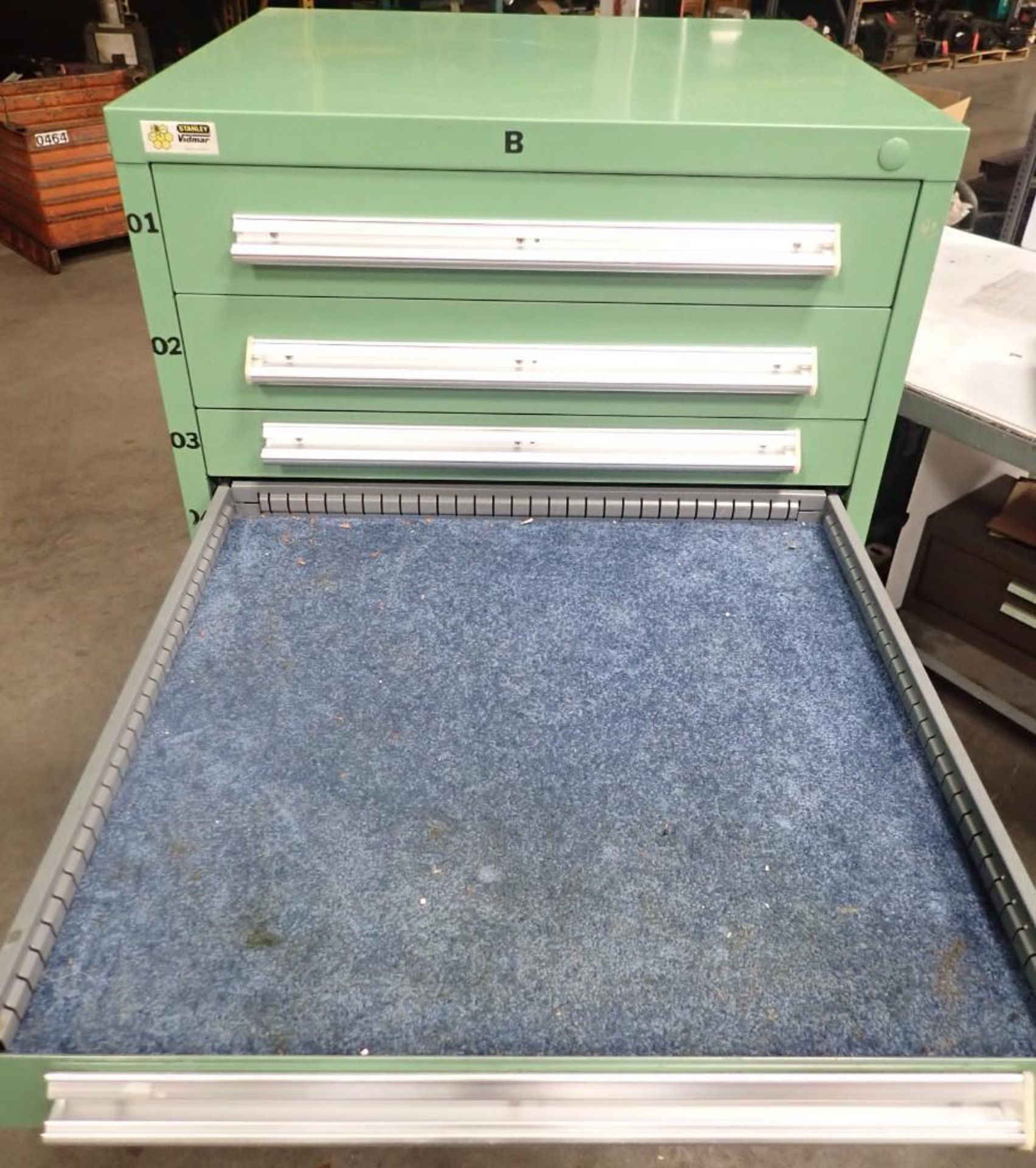 11 Drawer Stanley Vidmar Tool Cabinet - Image 9 of 16