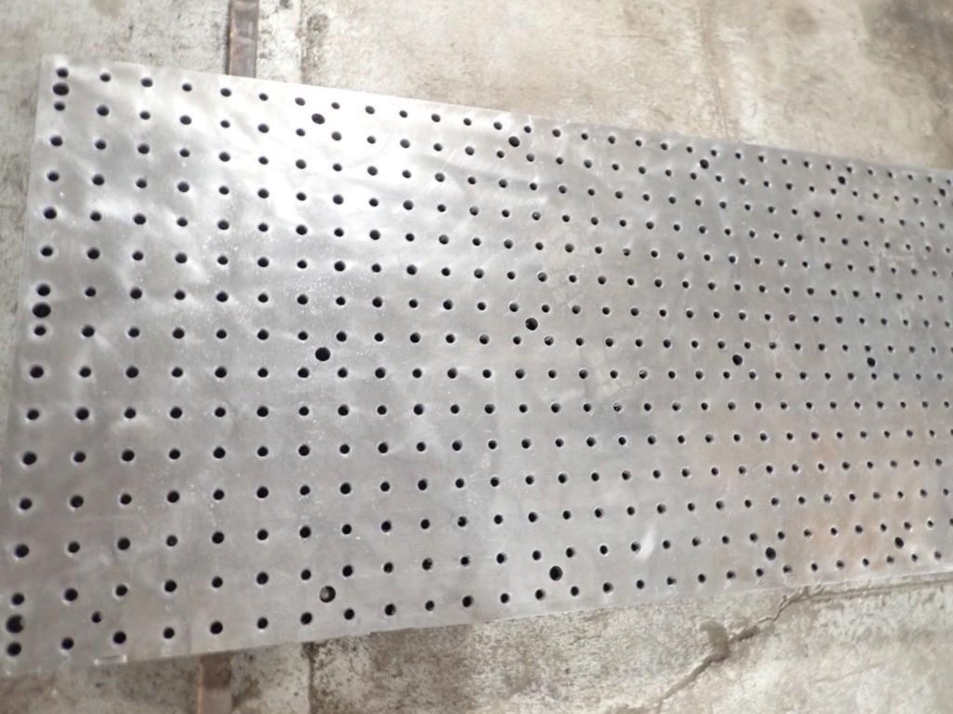 102" x 30" x 2" Drilled & Tapped Steel Layout Plate - Image 2 of 3