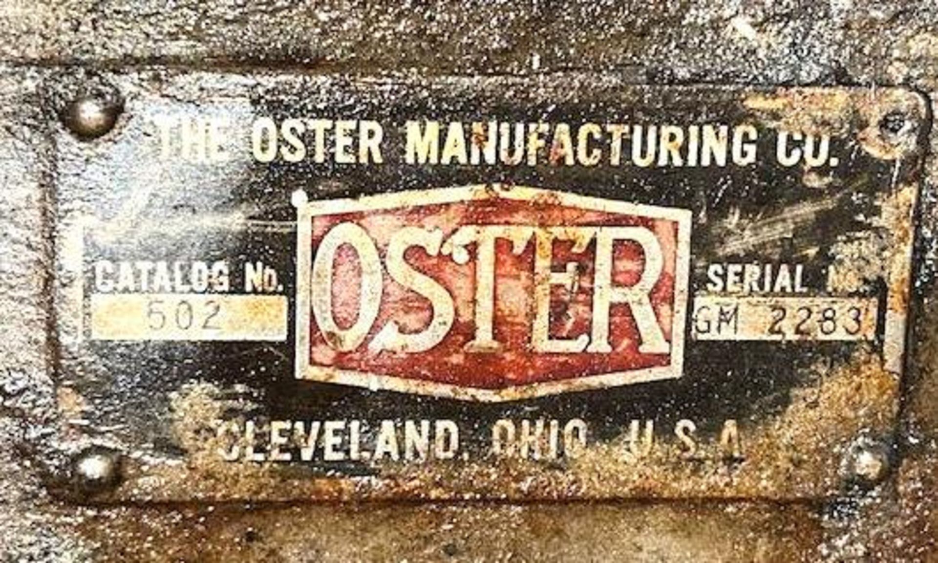 Oster Model 502 Portable Pipe Threading Machine - Image 6 of 7