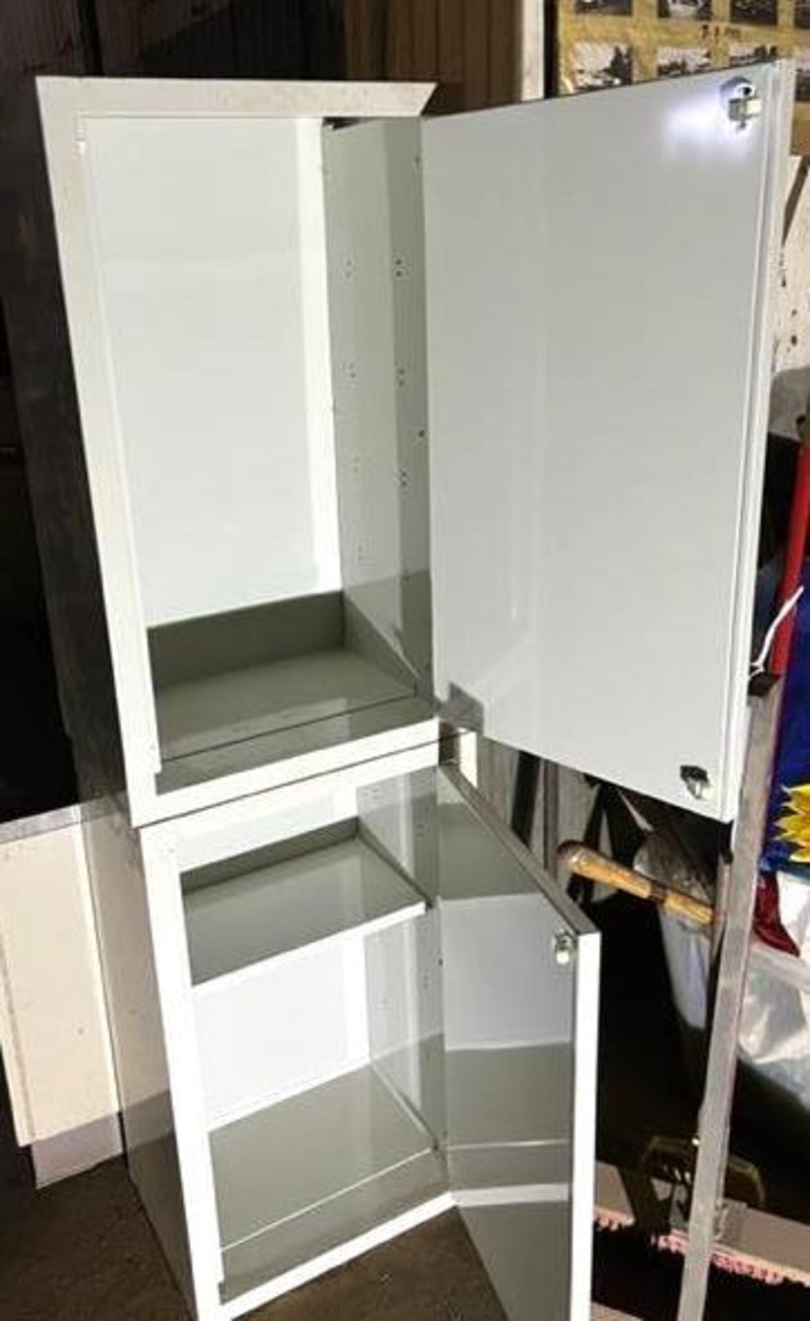 Lot of (2) Metal Cabinets - Image 2 of 3