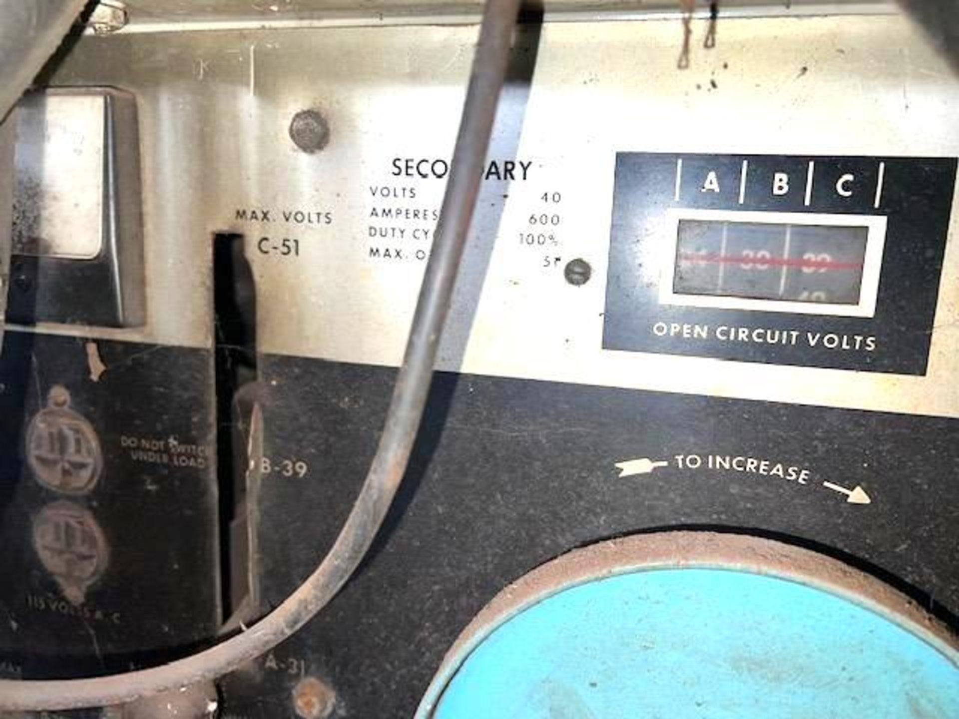 600A Miller Welder w/ MillerMatic 30-E Wire Feed Unit - Image 2 of 6