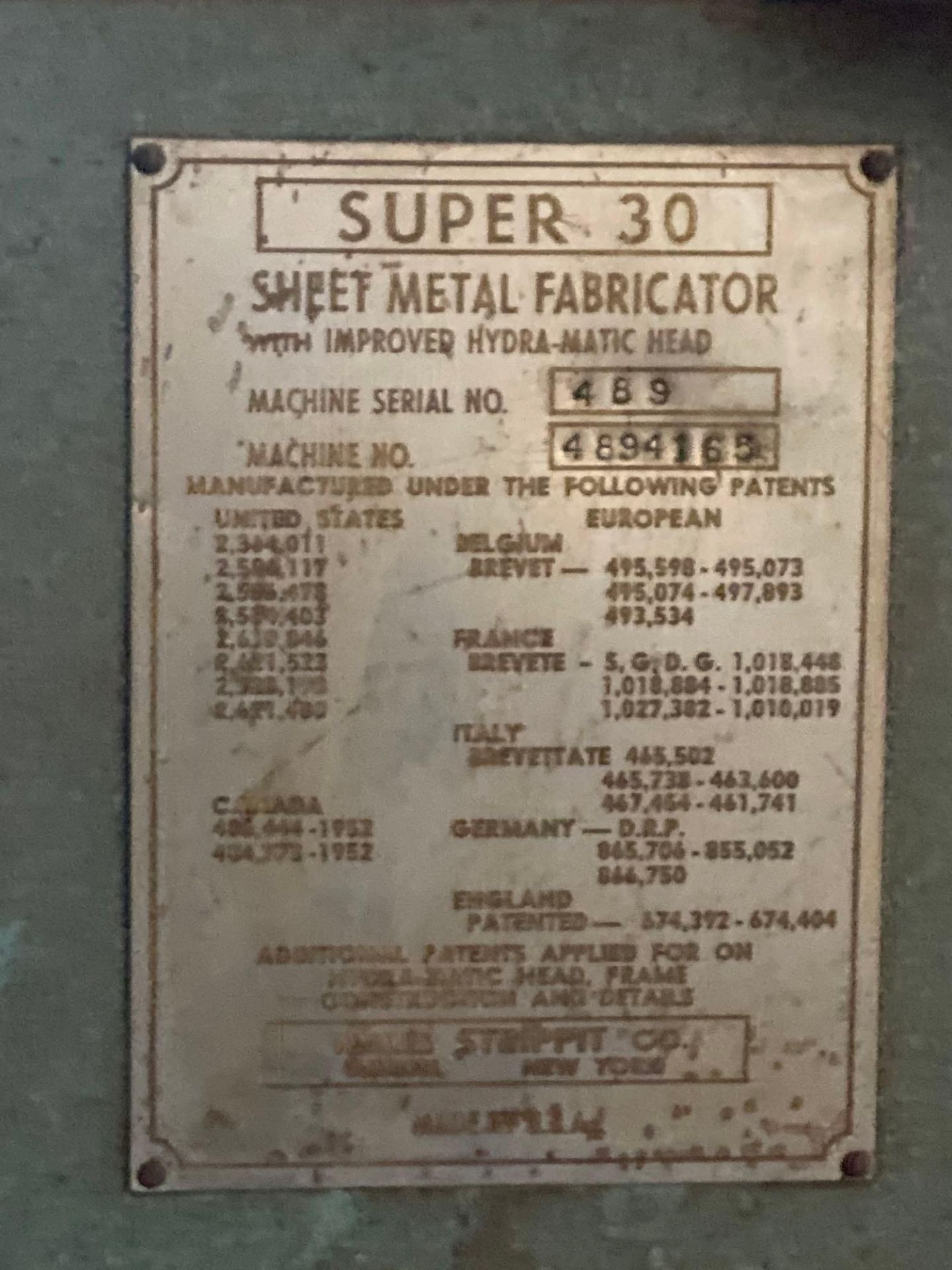 Strippit Super 30 Sheet Metal Fabricator - Image 5 of 6