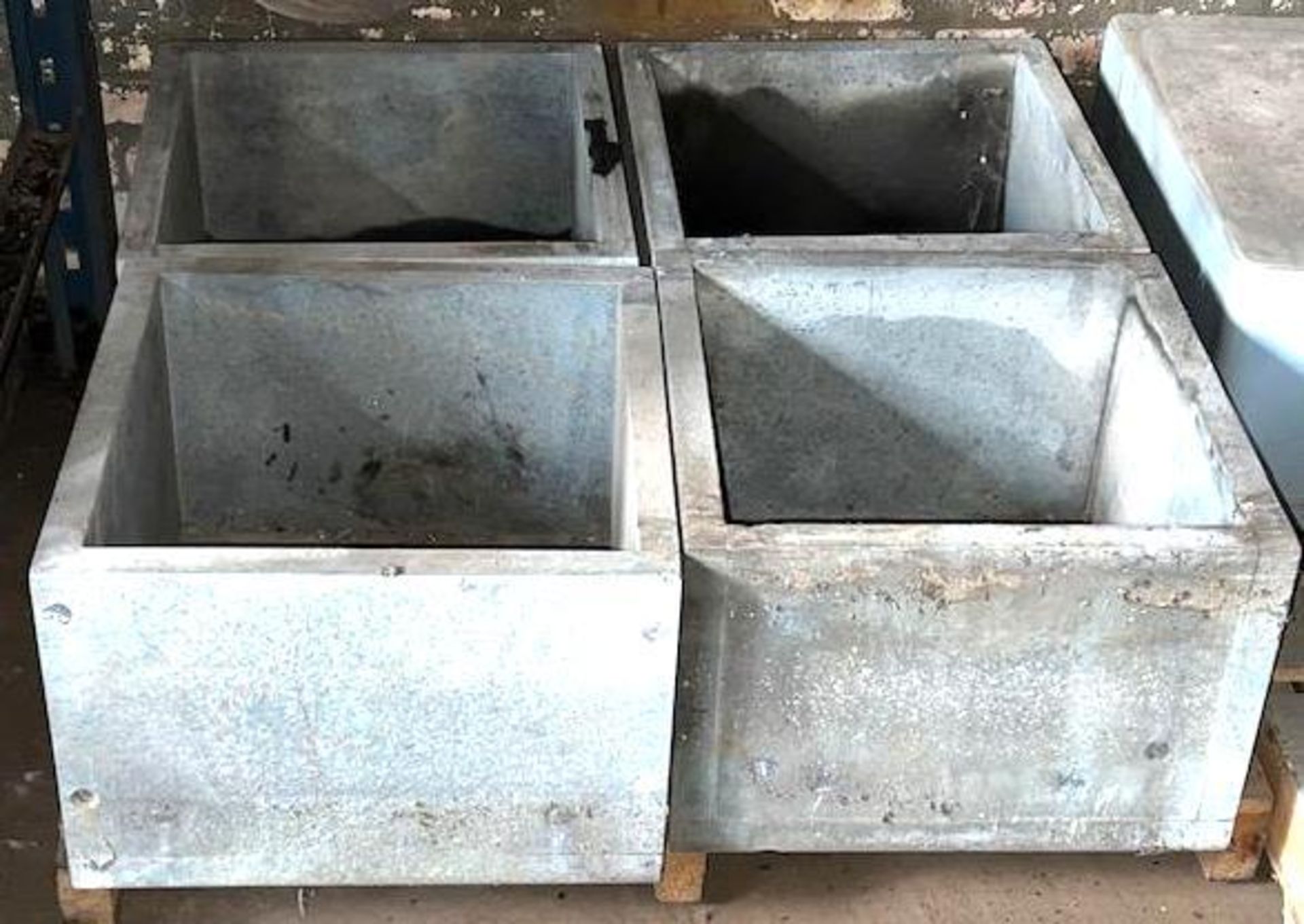 Lot of (4) Soapstone Sinks on Skid