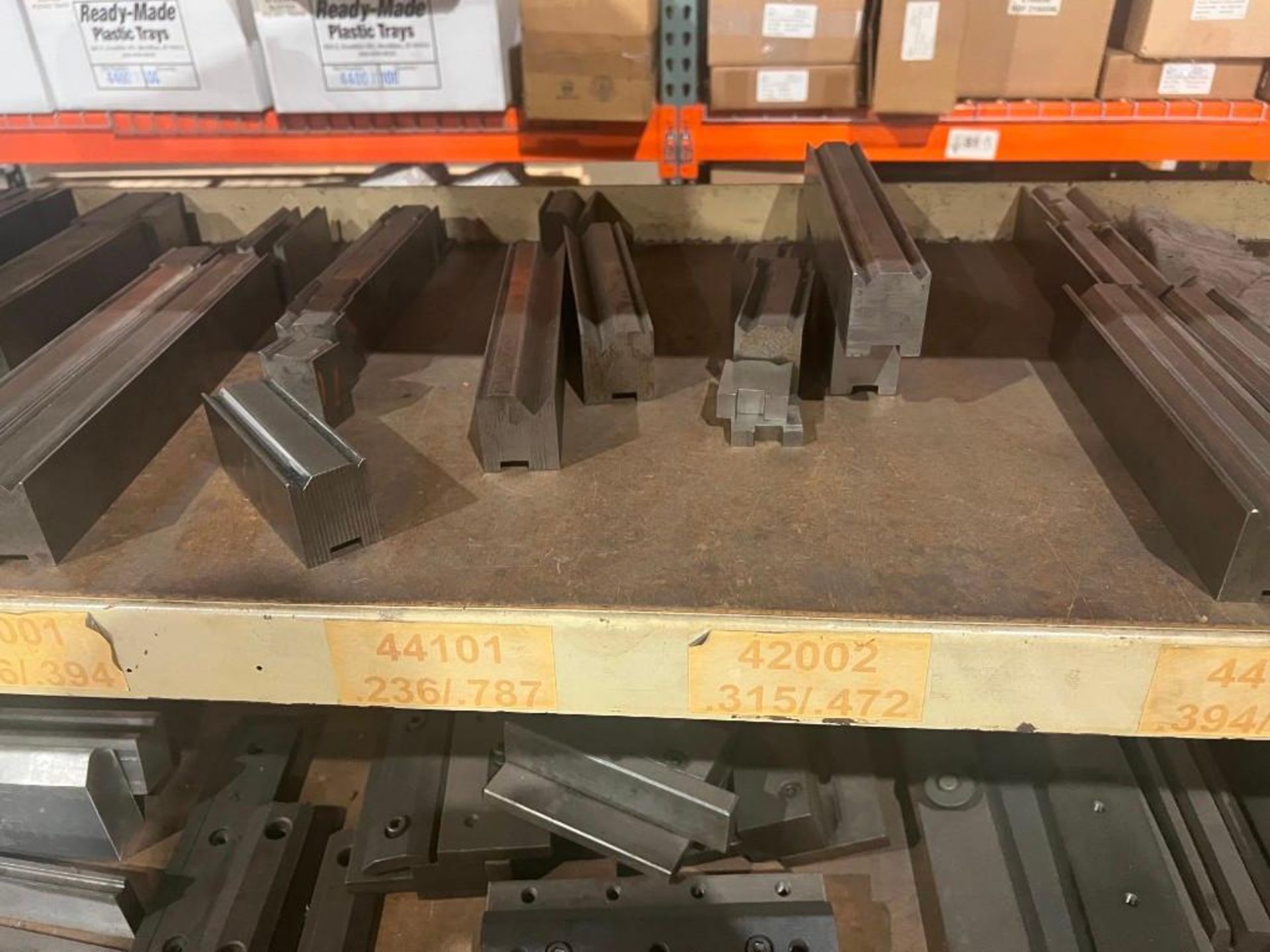 Lot of Press Brake Dies w/ Shelf - Image 10 of 18