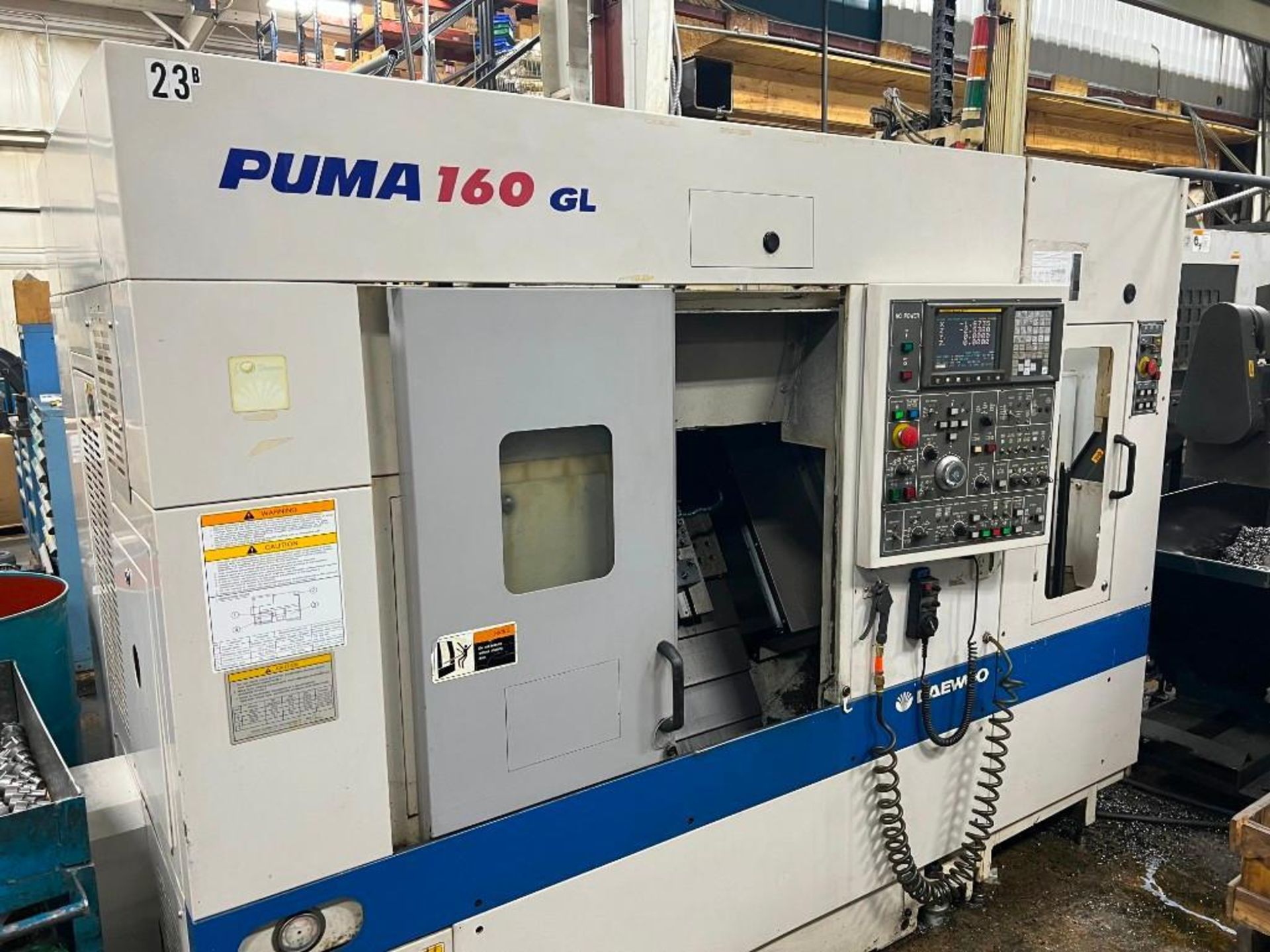 2002 Daewoo Puma 160 CNC Lathe w/Loader