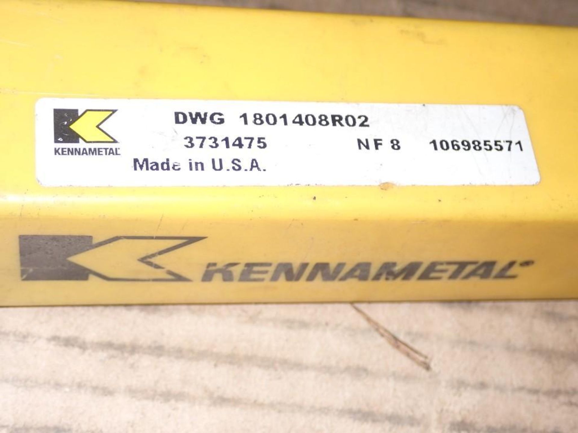 Kennametal #DWG 1801408R02 Tool - Image 2 of 4