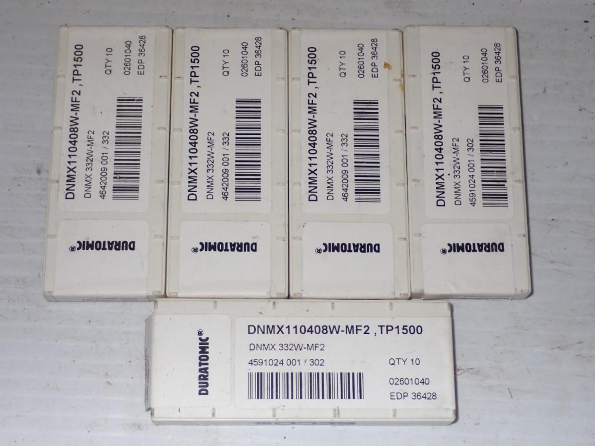 Lot of (48) SECO DNMX110408W-MF2 Carbide Inserts - Image 2 of 2
