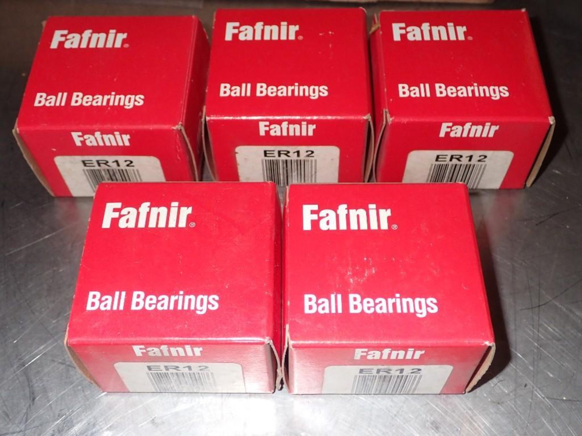Lot of (5) Fafnir #ER12 Bearings
