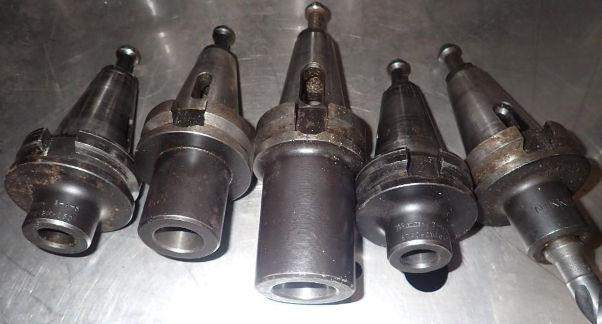 Lot of (5) BT40 Morse Taper Adapters - Image 2 of 2