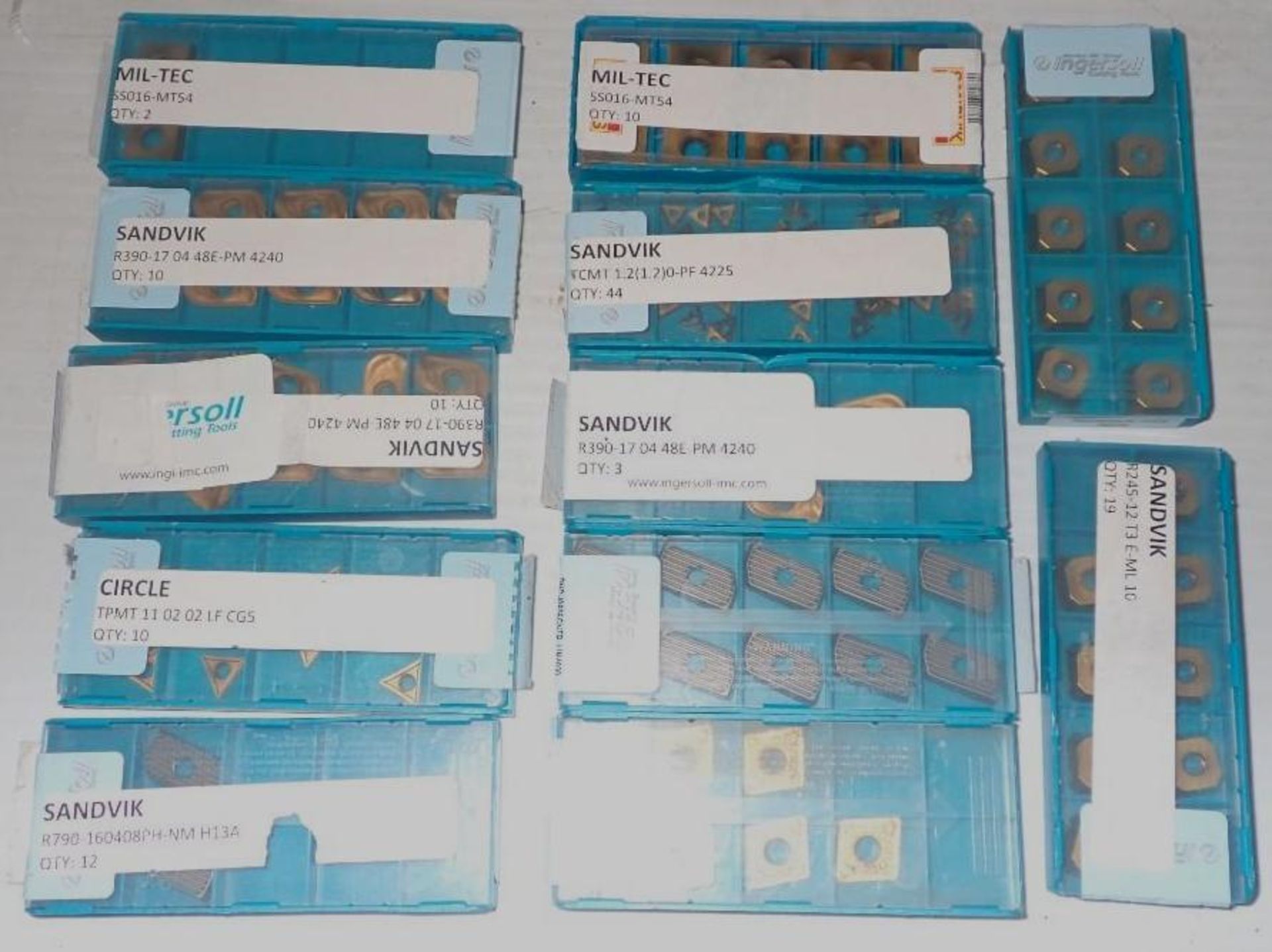 Lot of Misc. Carbide Inserts