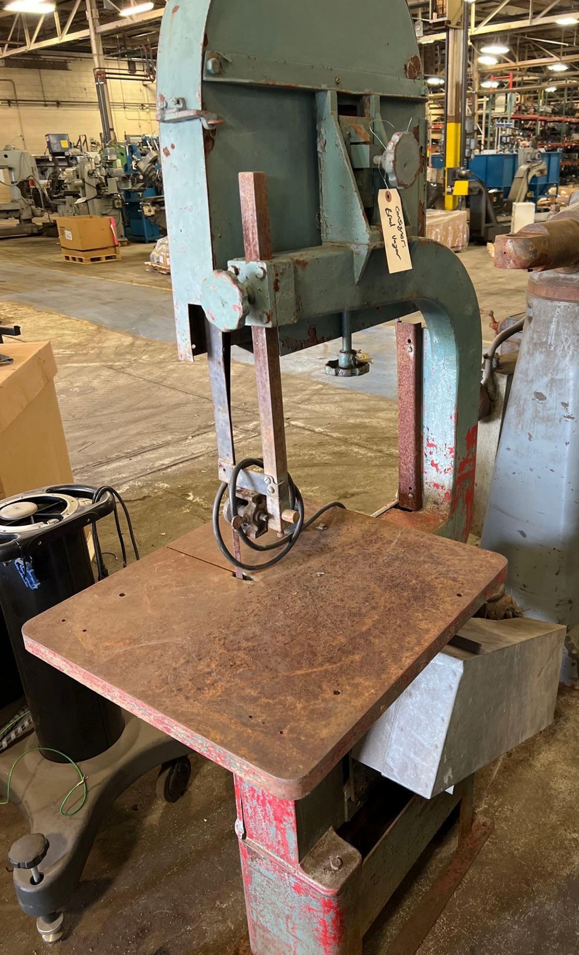 RODGERS MACHINERY VERTICAL BAND SAW 20" THROAT B20 - Image 2 of 4