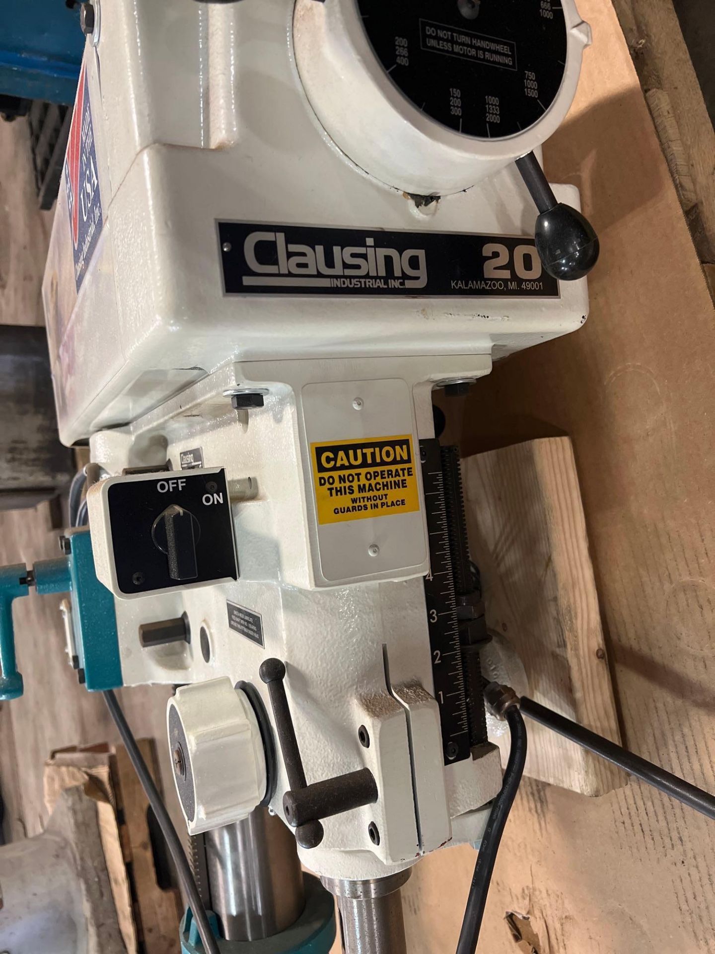 Clausing 20" Vari-Speed Drill Press Model #: 2285 - Image 2 of 6