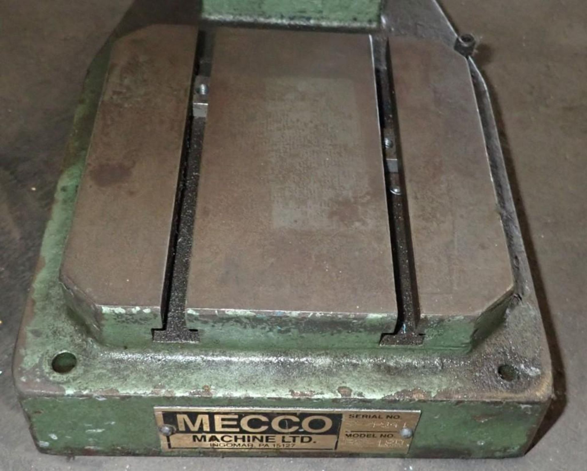 MECCO #MC-18D PNEUMATIC MARKING PRESS - Image 4 of 6