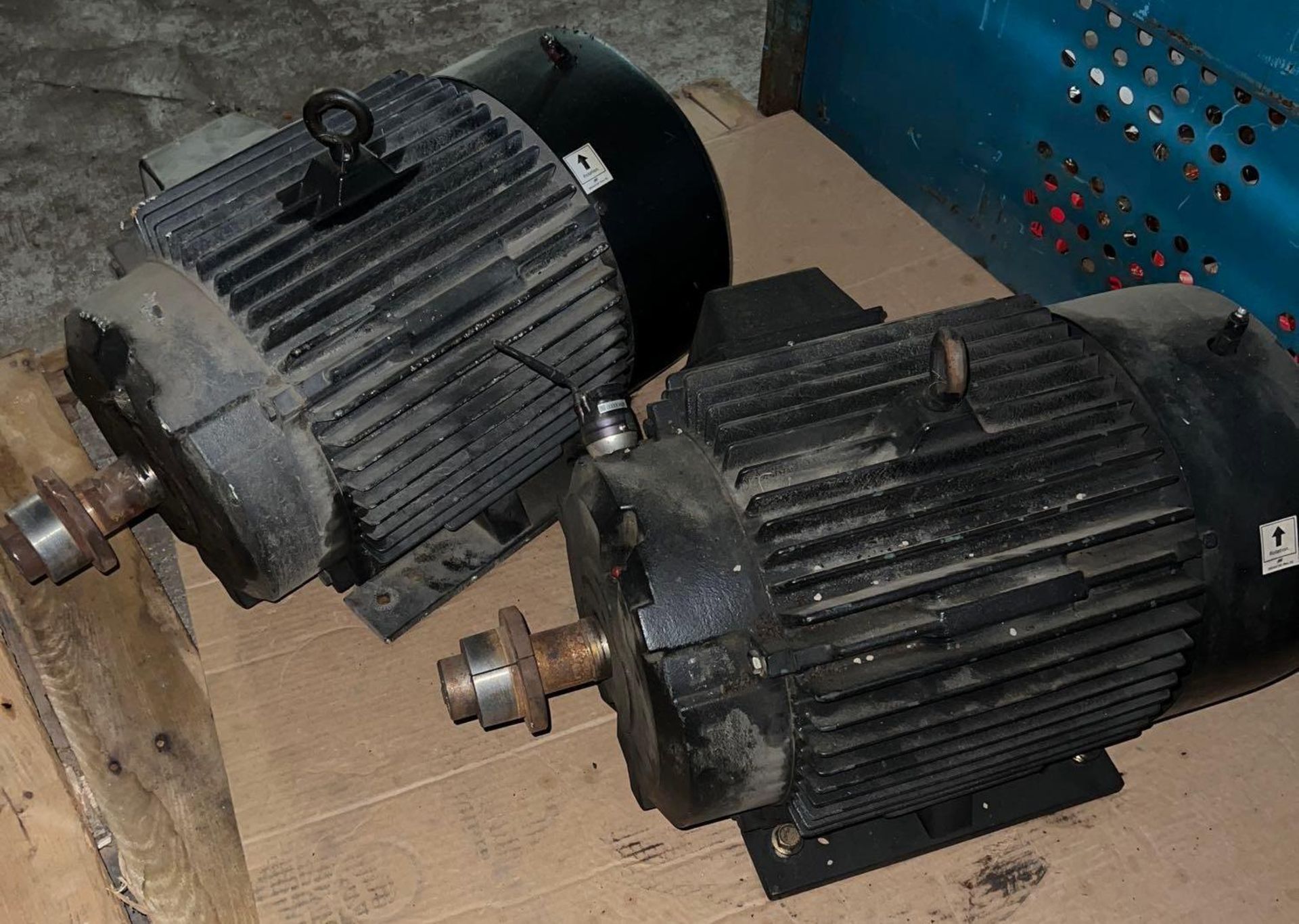 Lot of (2) 20HP Reliance Electric Motors