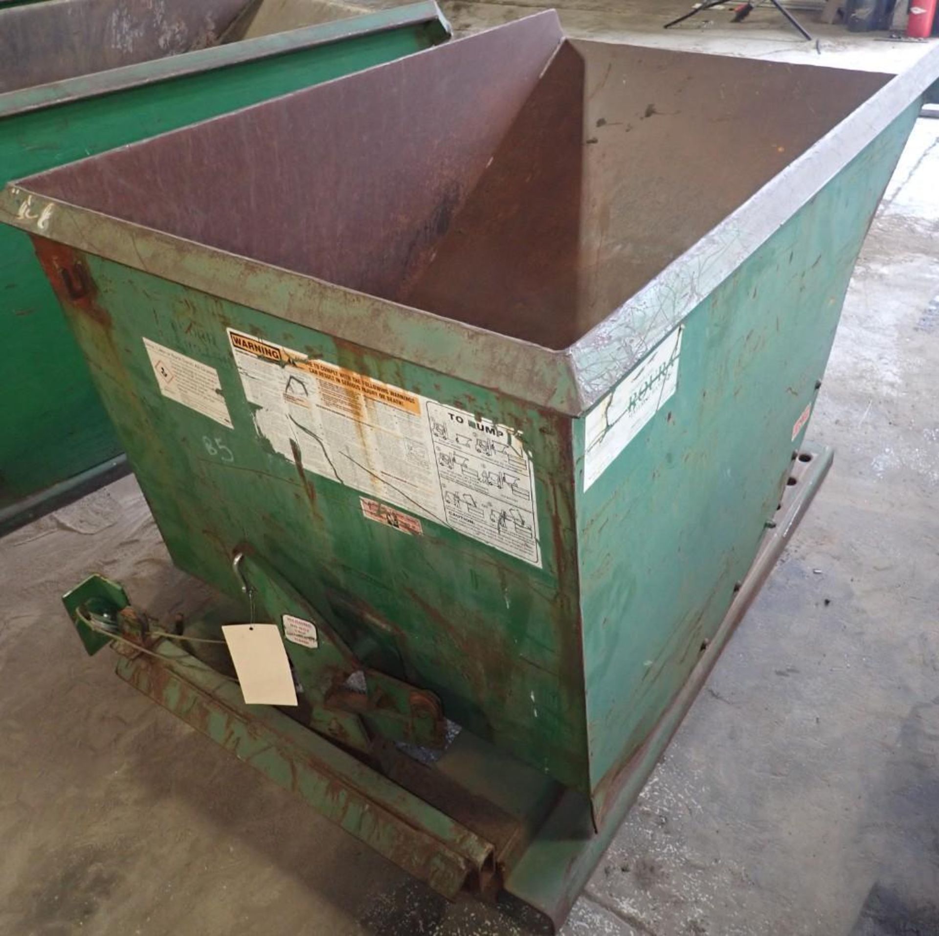 Lot of (3) Roura 1 Yard Self Dumping Hoppers - Image 14 of 16