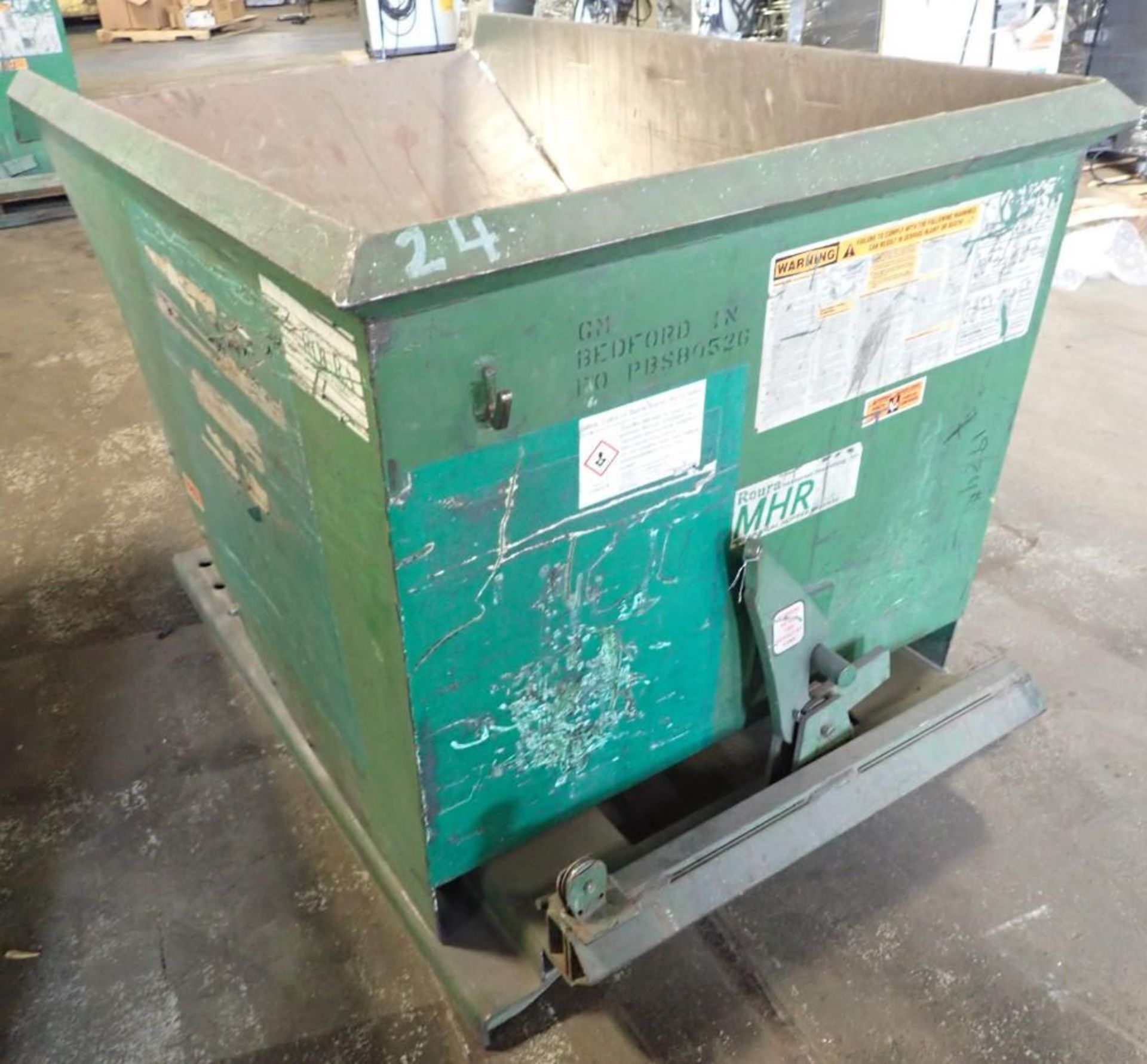 Lot of (3) Roura 1 Yard Self Dumping Hoppers - Image 12 of 14