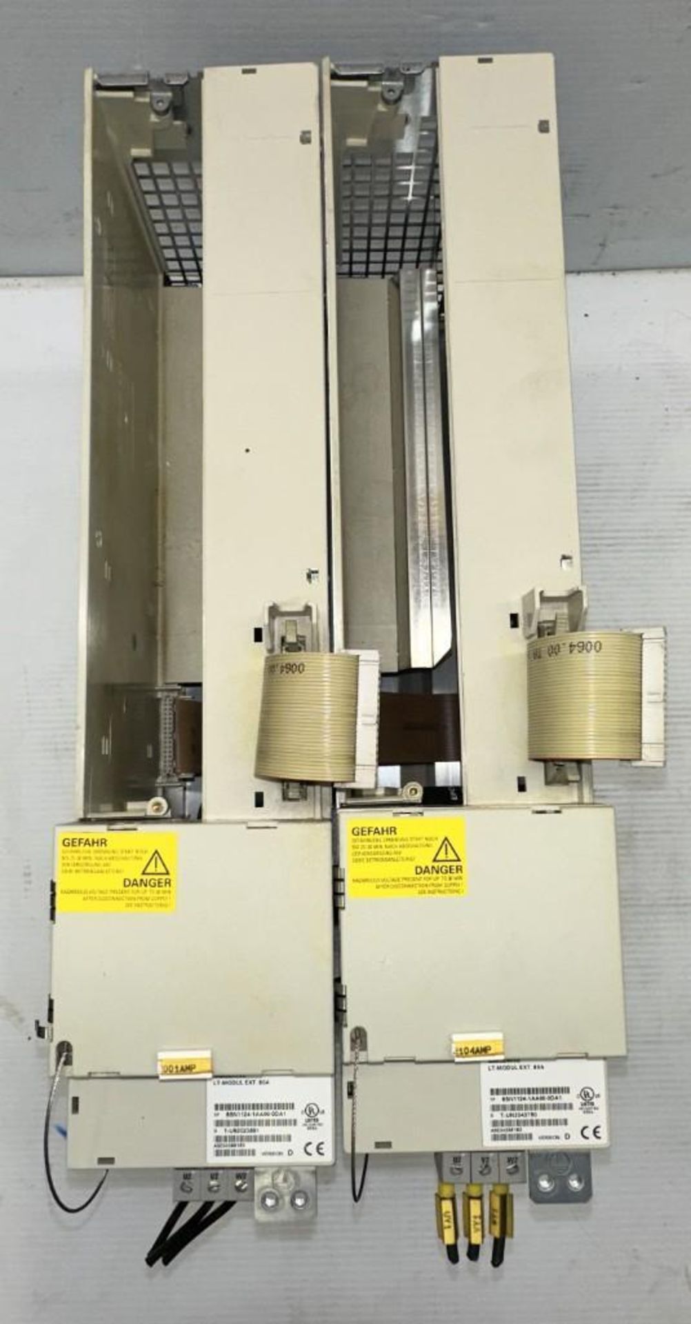 Lot of (2) Siemens #6SN1124-1AA00-0DA1 Simodrive LT-MODUL EXT. 80A