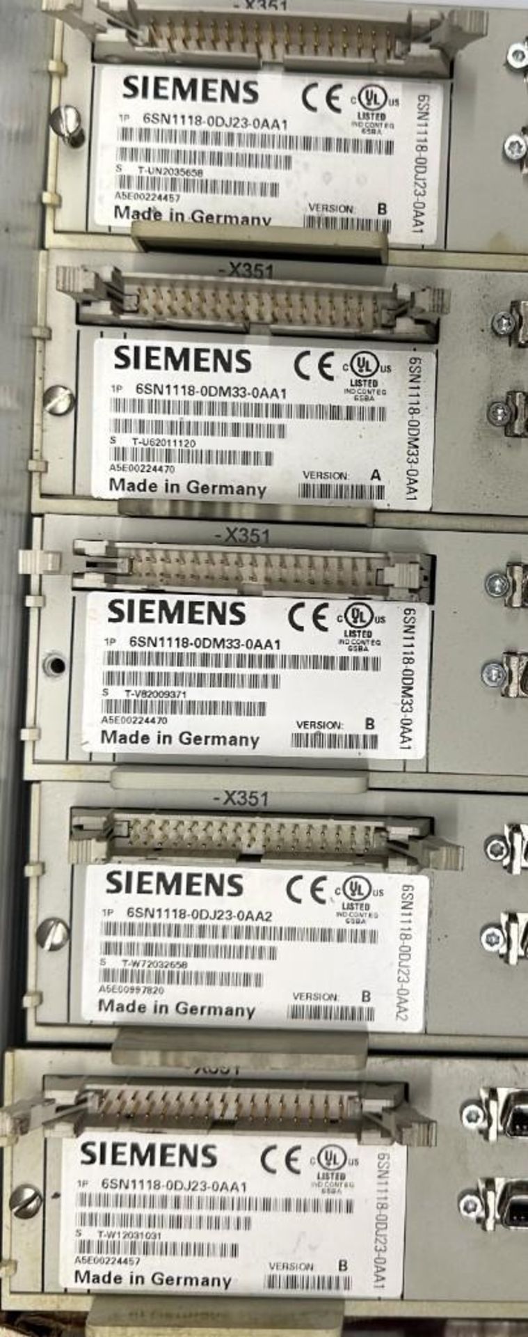 Lot of (5) Siemens #6SN1118-0DJ23-0AA1 Circuit Boards - Image 4 of 4
