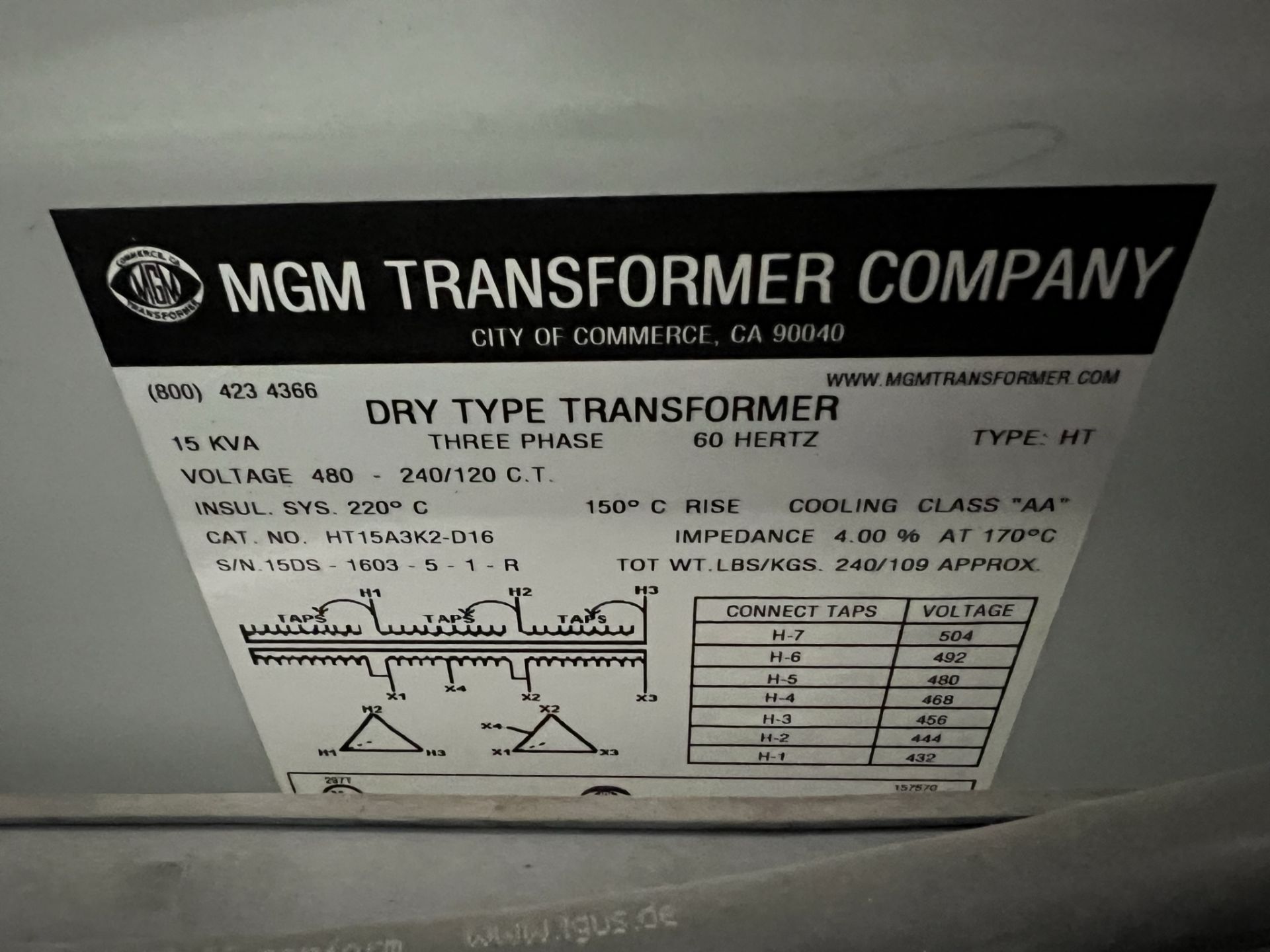 Step Down Transformer Cart - Image 5 of 5