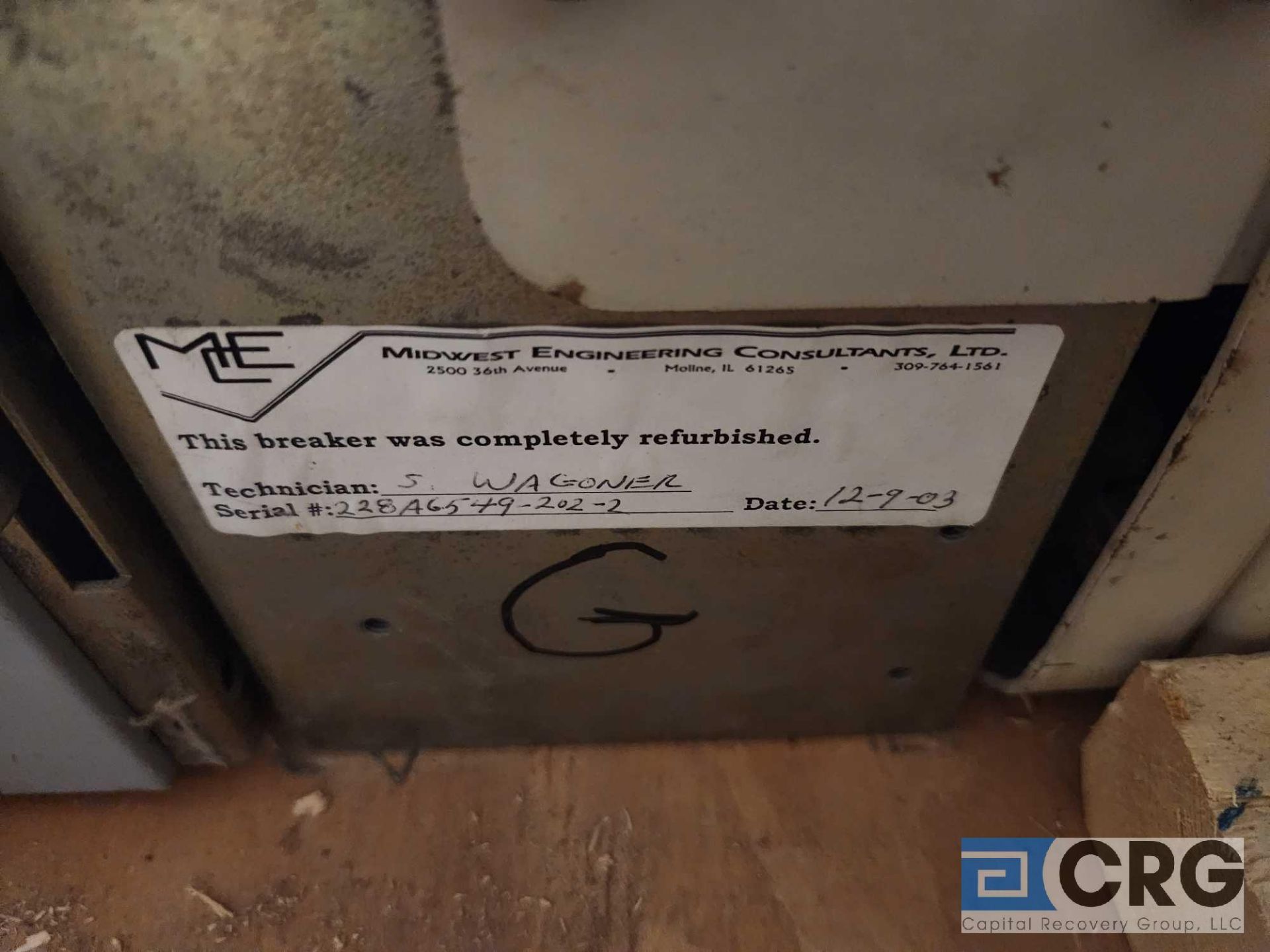 G.E. Circuit Breaker - Image 3 of 4