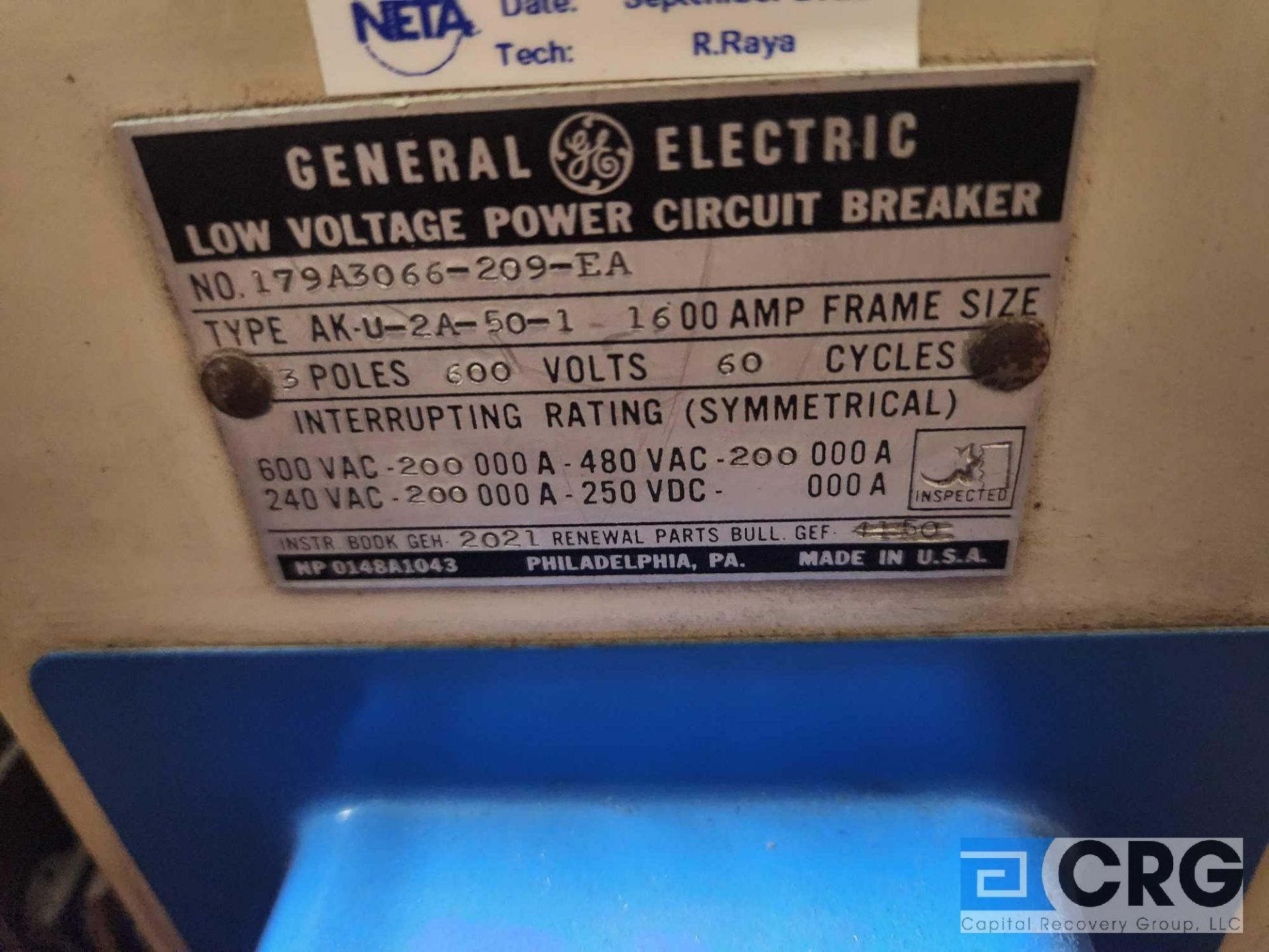 G.E. Circuit Breaker - Image 3 of 3