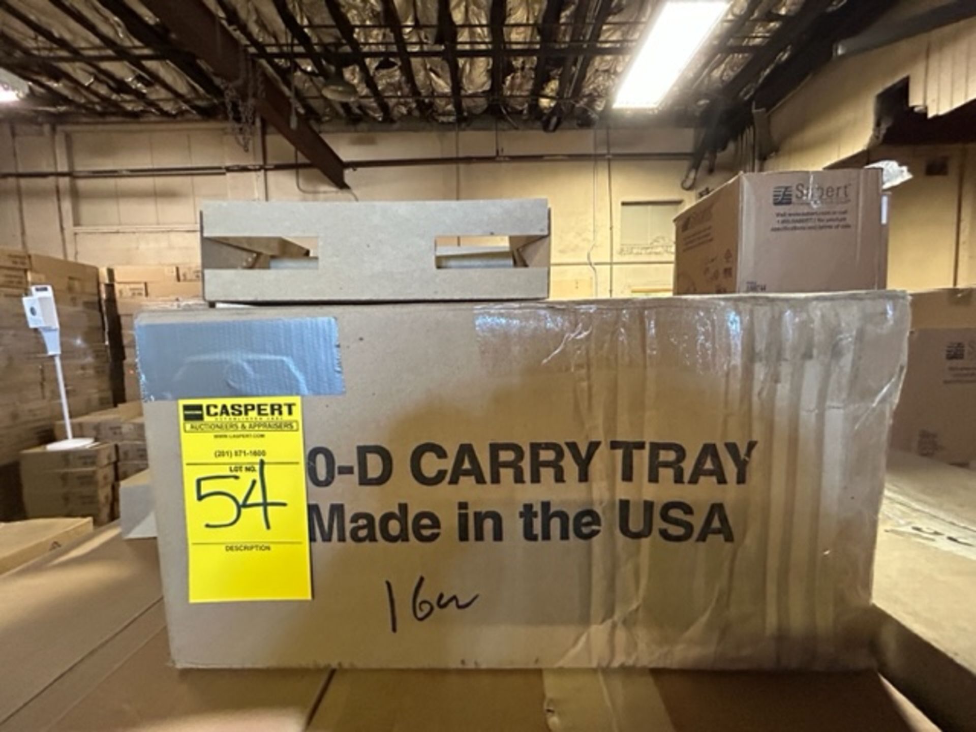 (16) Cases - 10D Corrugated Carry Tray (250/Case)