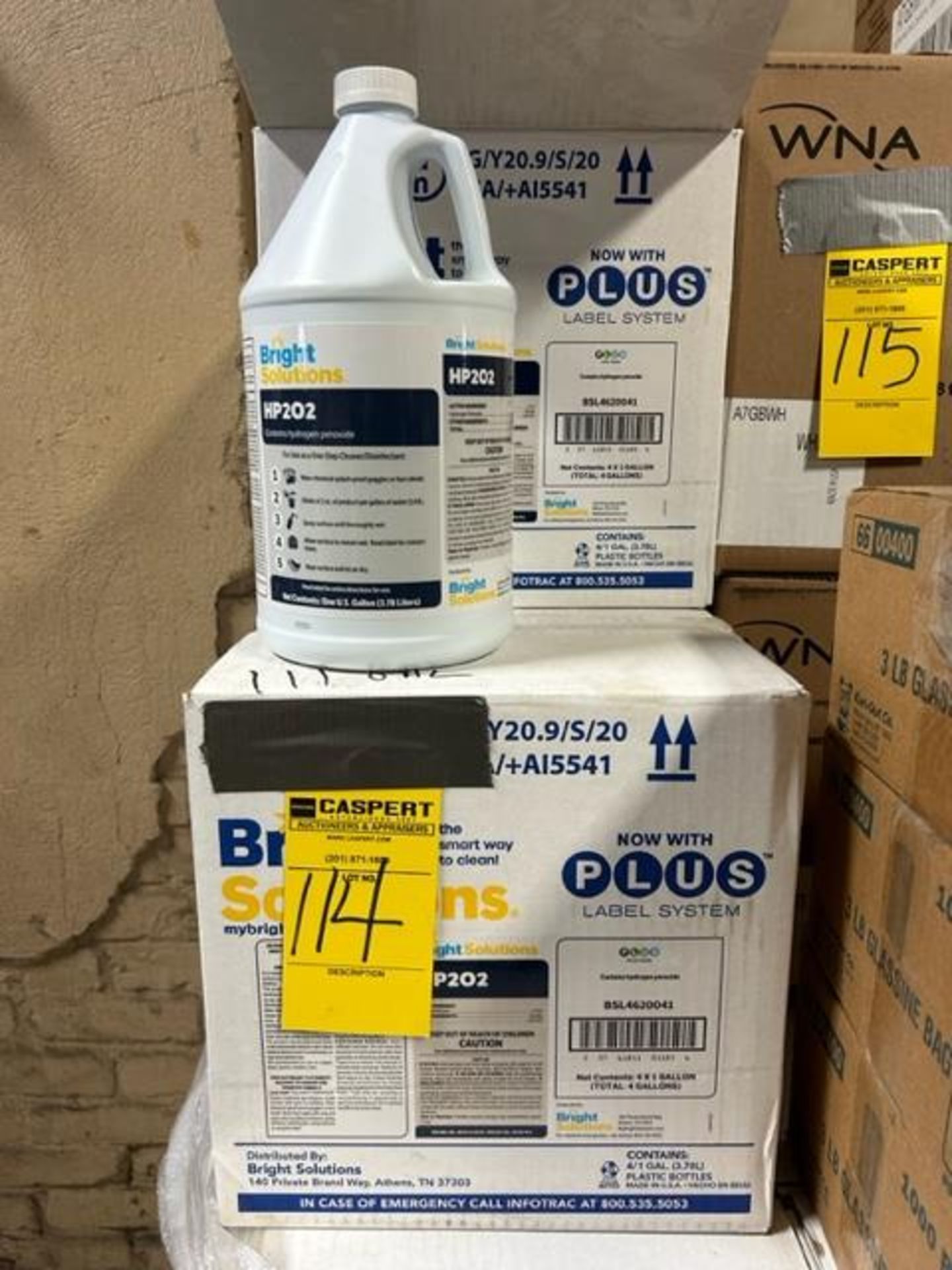 (111) Gallons Bright Solutions HP202 One-Step Cleaner and Disinfectant with Hydrogen Peroxide
