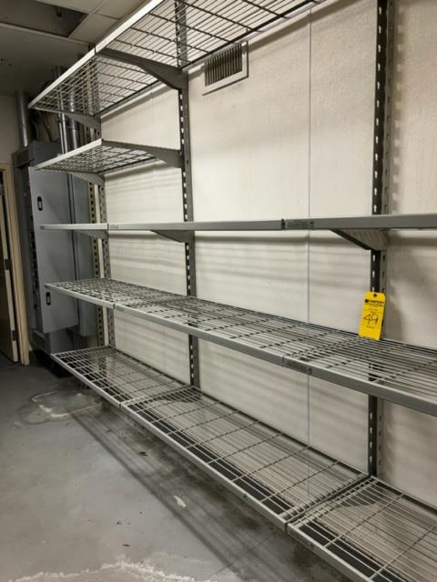 (5) 4' Wall Hanging Shelving Units